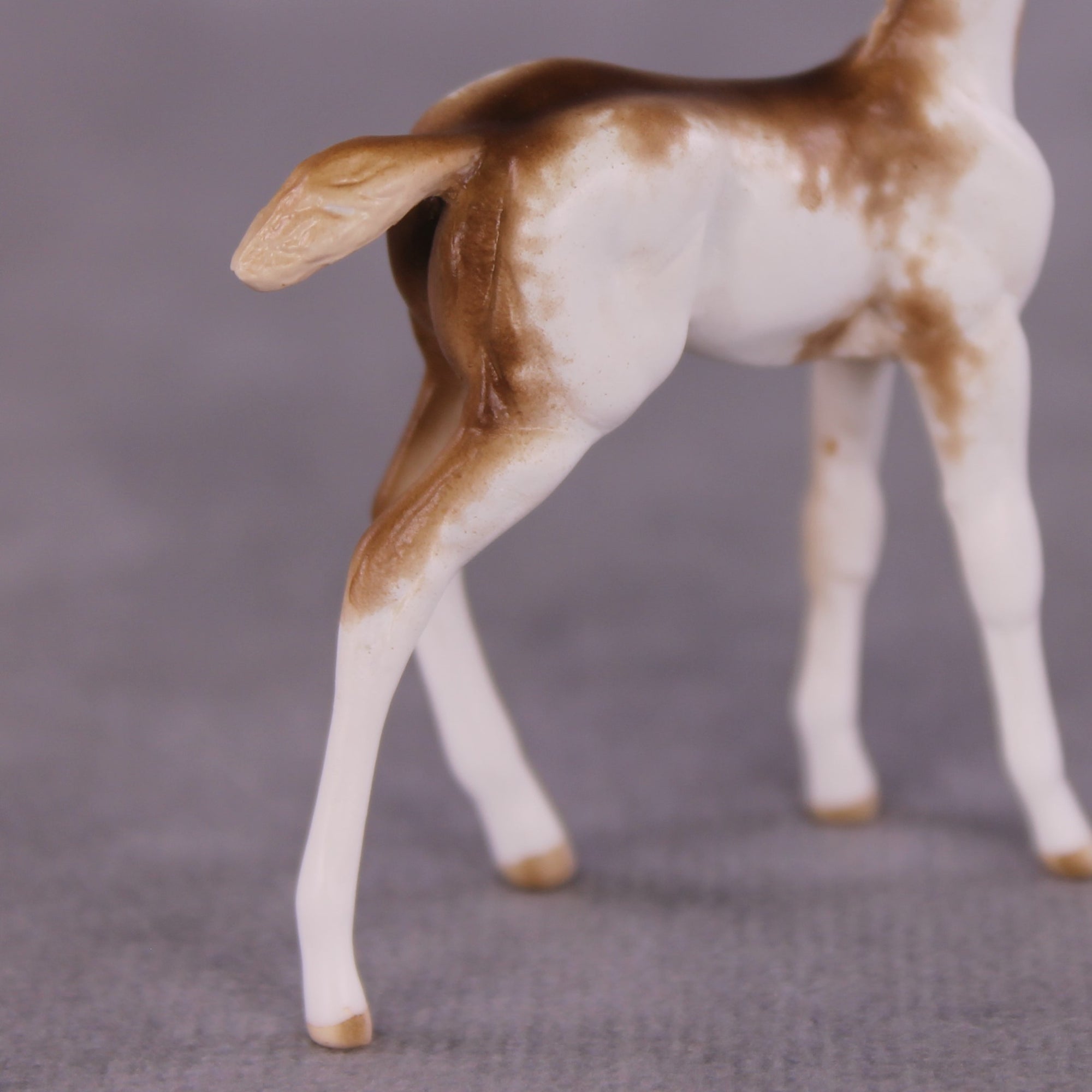 "Vermillion &amp; Poppy" OOAK Foal &amp; Stock Horse Chip Set by Sheryl Leisure - MileStones Series