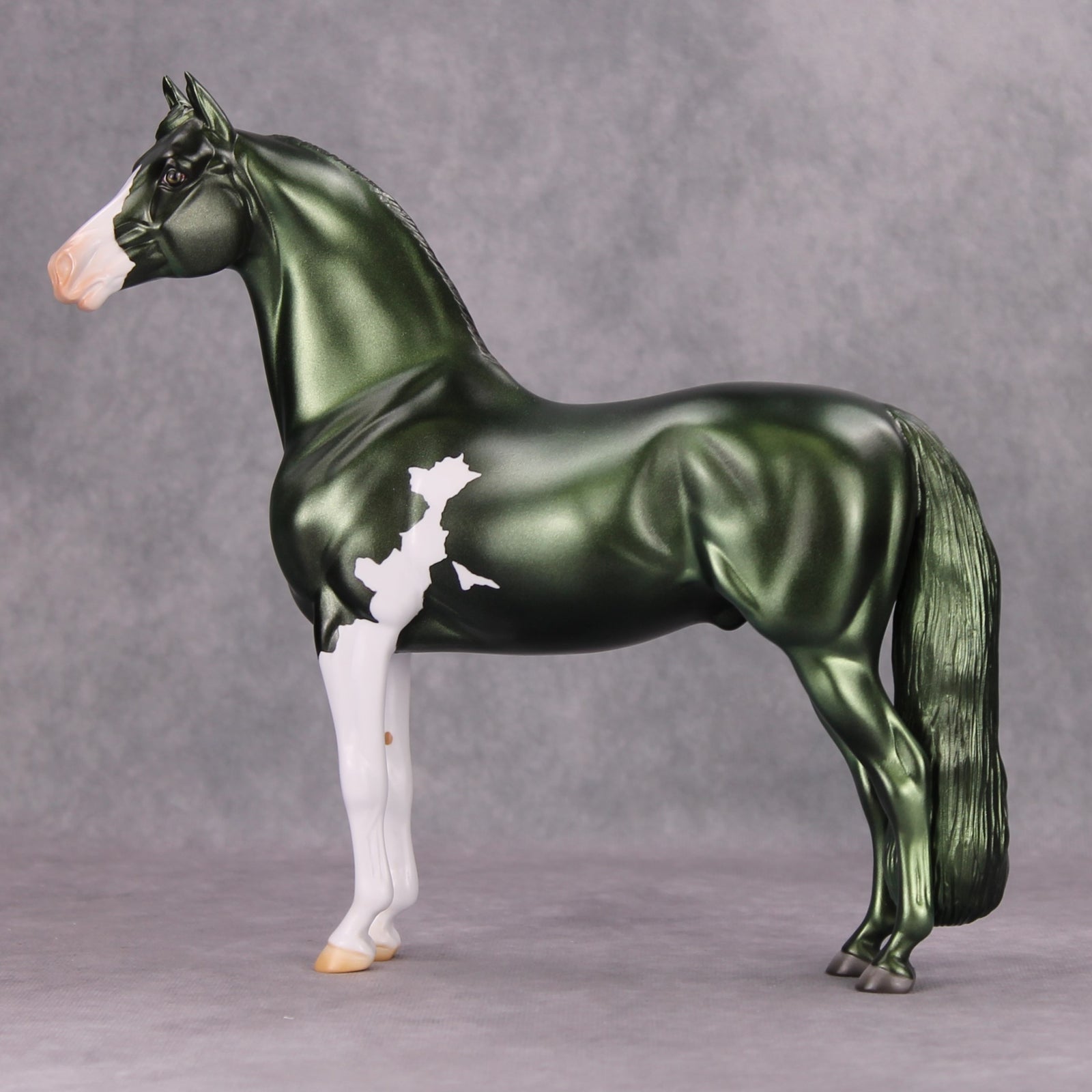 Olive Intent OOAK Olive Green Pinto Deco Morgan By Jamie Adamson MM24