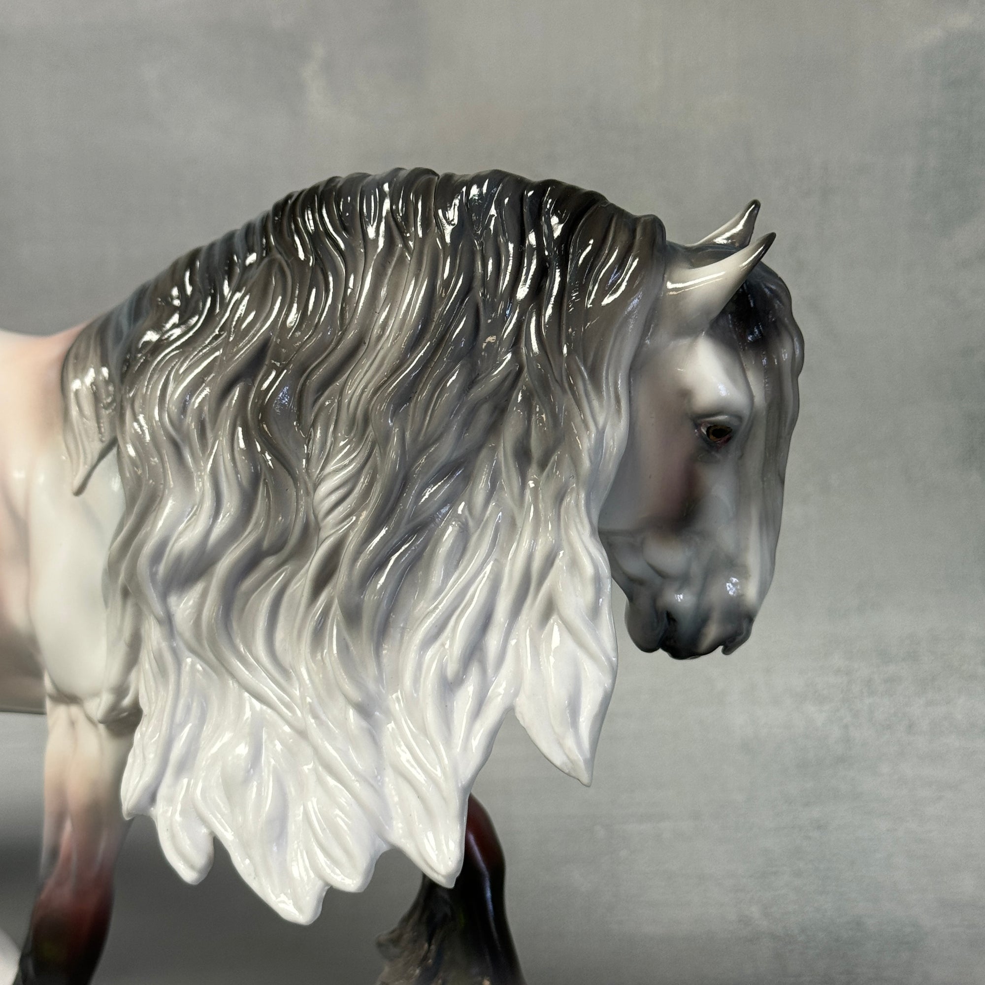 SAMPLE Nouveaux (Realistic) Dappled Rose Grey Custom Irish Cob By Jess Hamill - SS824