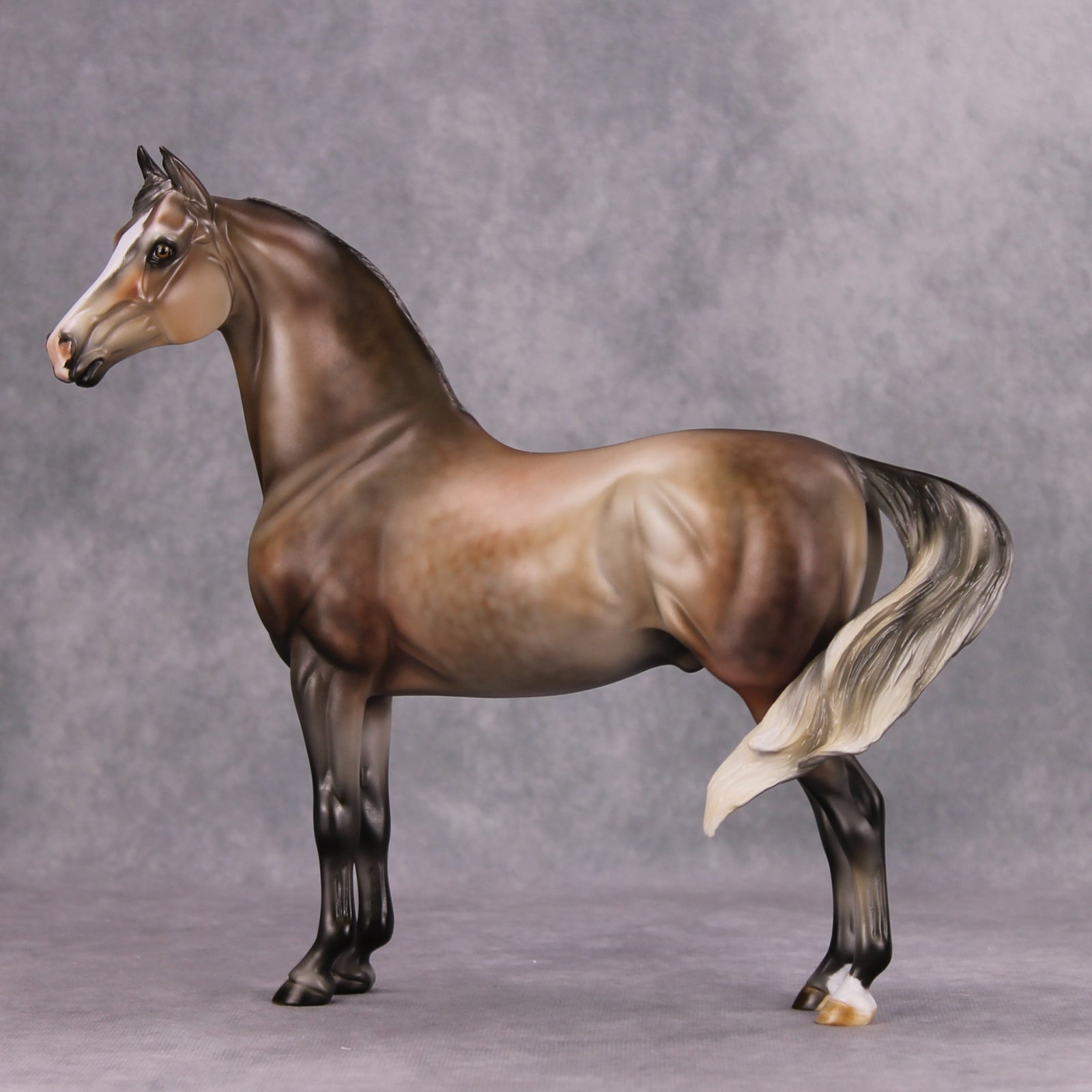 Doves & Roses OOAK Rose Grey Custom Morgan By Julie Keim MM24