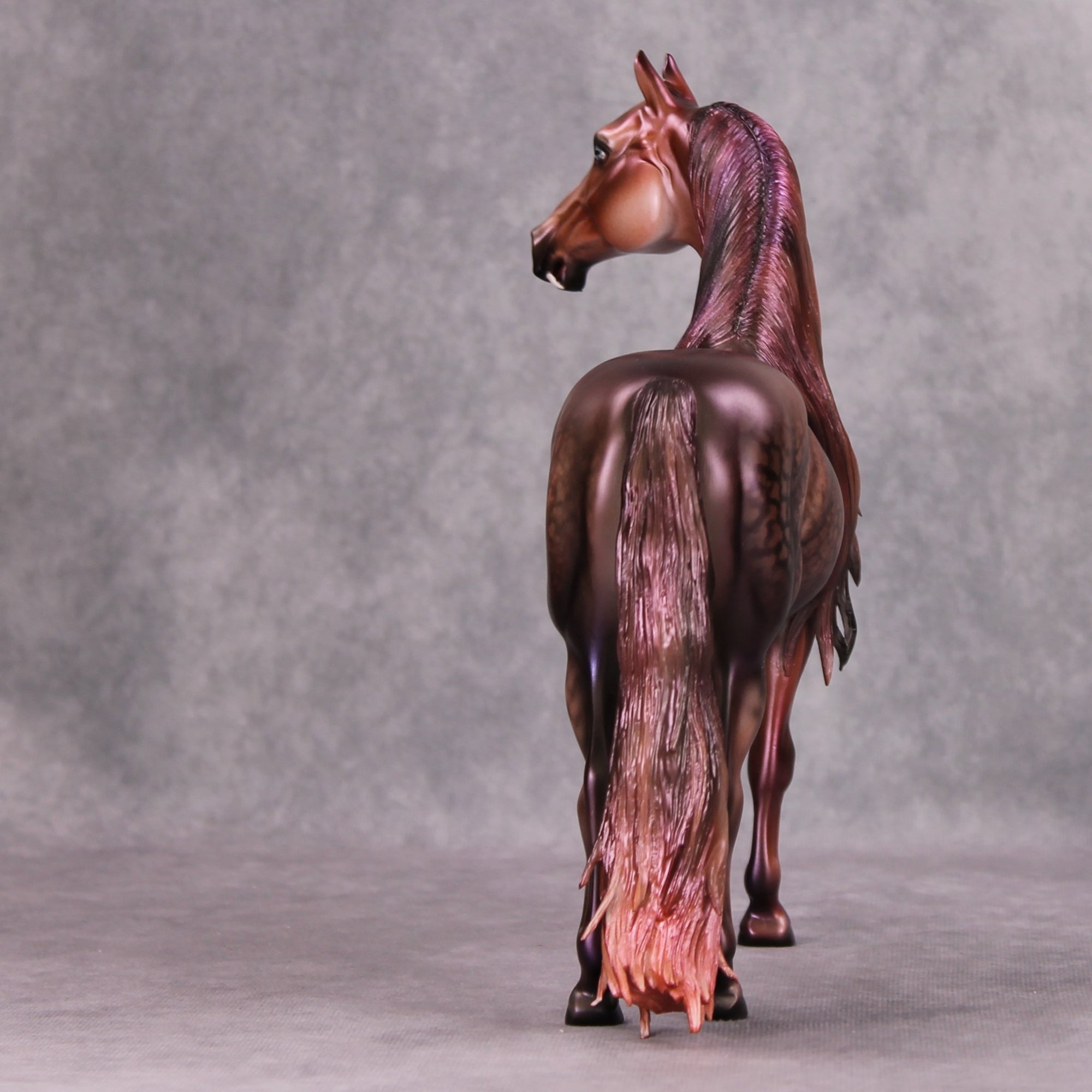 Moonlight Legend OOAK Deco Dappled Pearly Magenta Red Vampire Custom Morgan By Julie Keim MM24 Best Offer