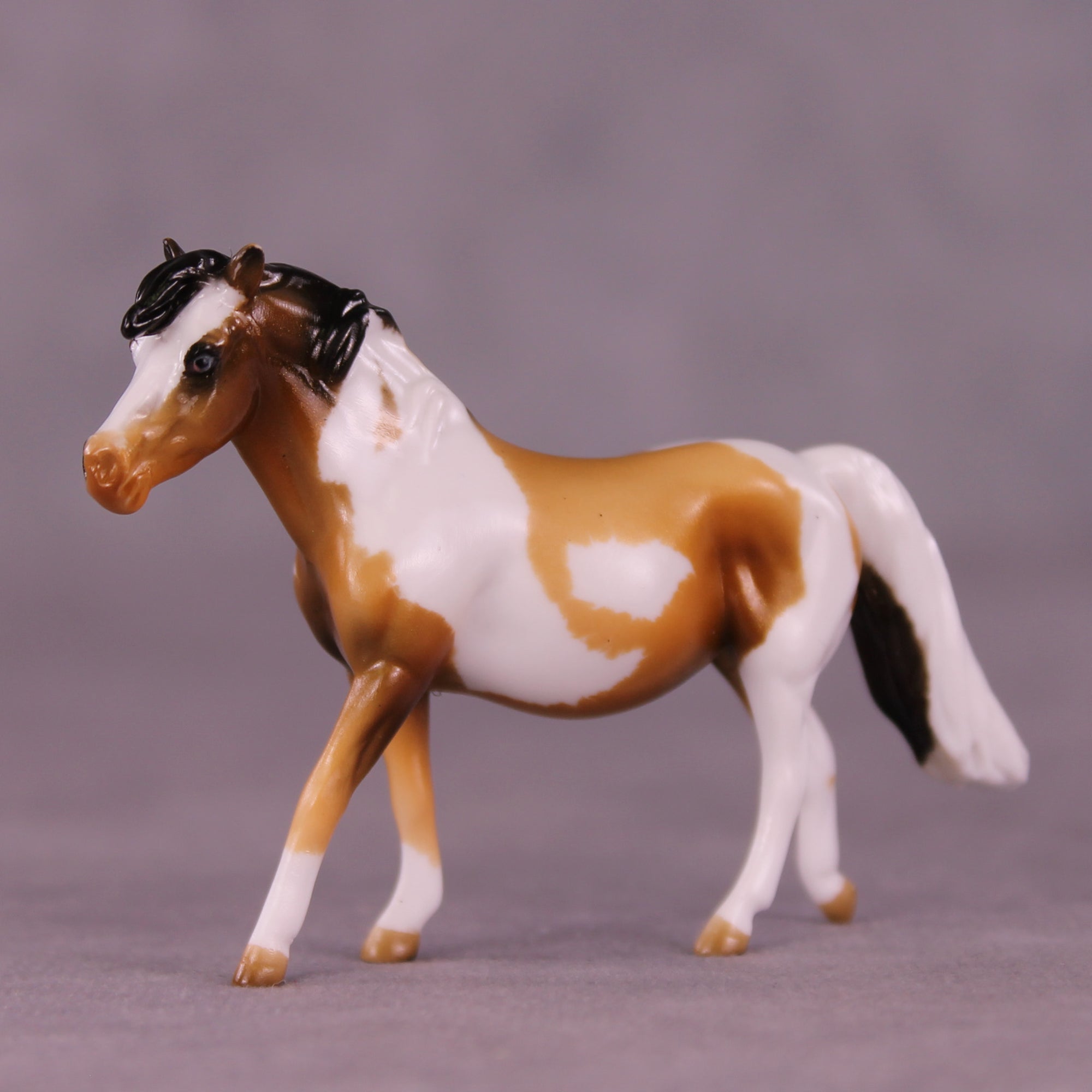 Pinto Bean OOAK Chip Pony by Kike (Enrique) Duarte LHS25