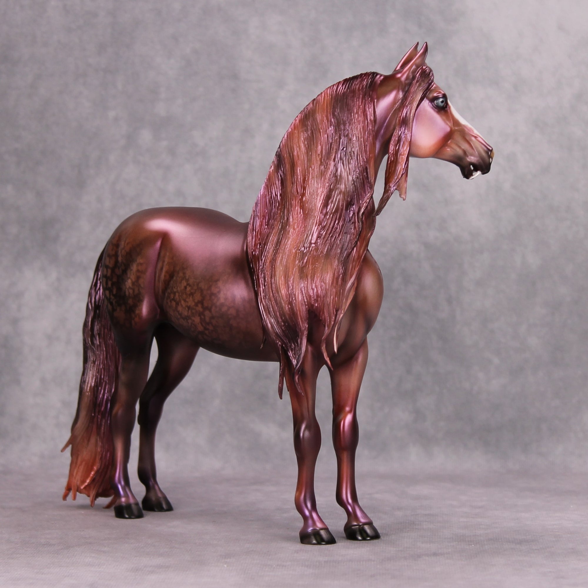 Moonlight Legend OOAK Deco Dappled Pearly Magenta Red Vampire Custom Morgan By Julie Keim MM24 Best Offer