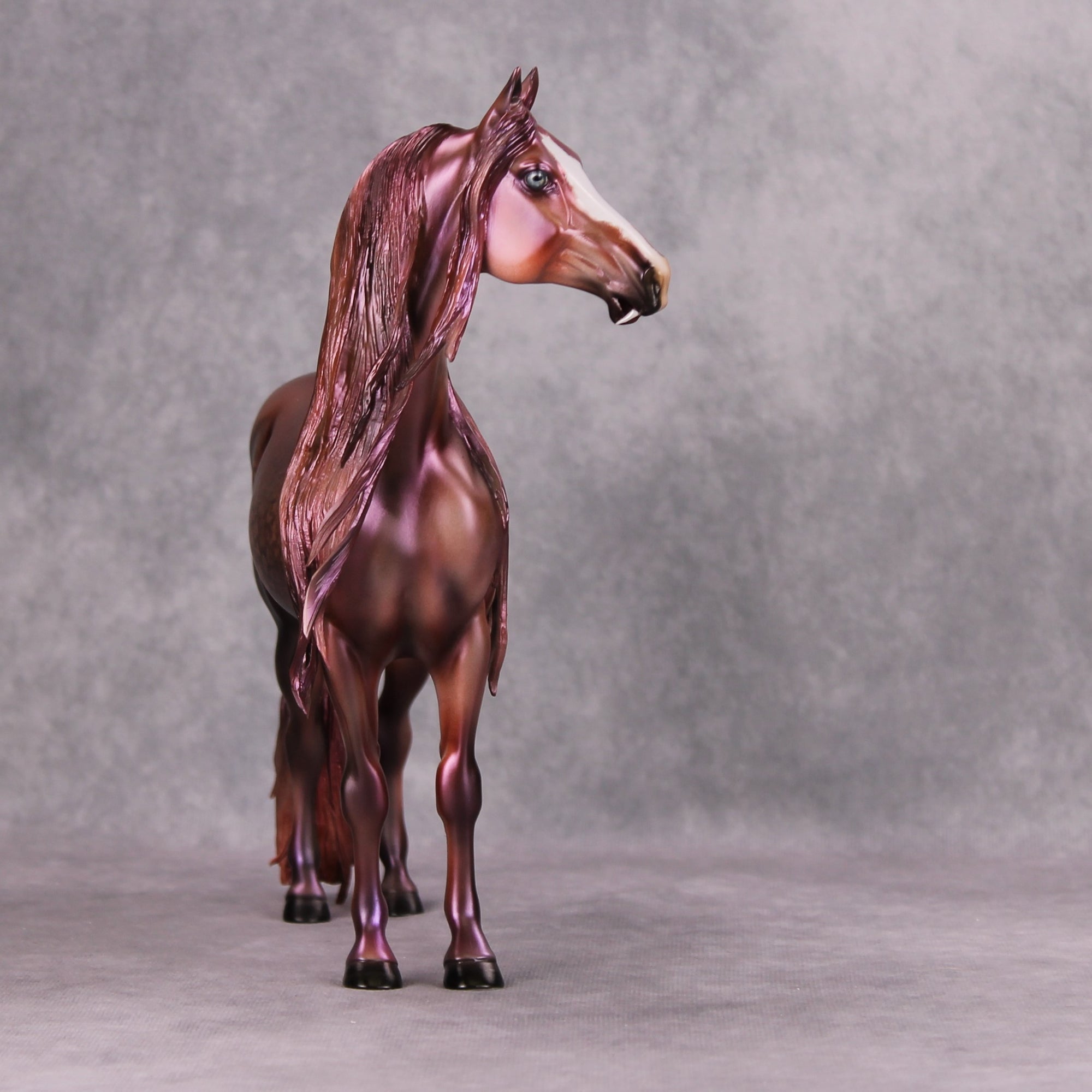 Moonlight Legend OOAK Deco Dappled Pearly Magenta Red Vampire Custom Morgan By Julie Keim MM24 Best Offer