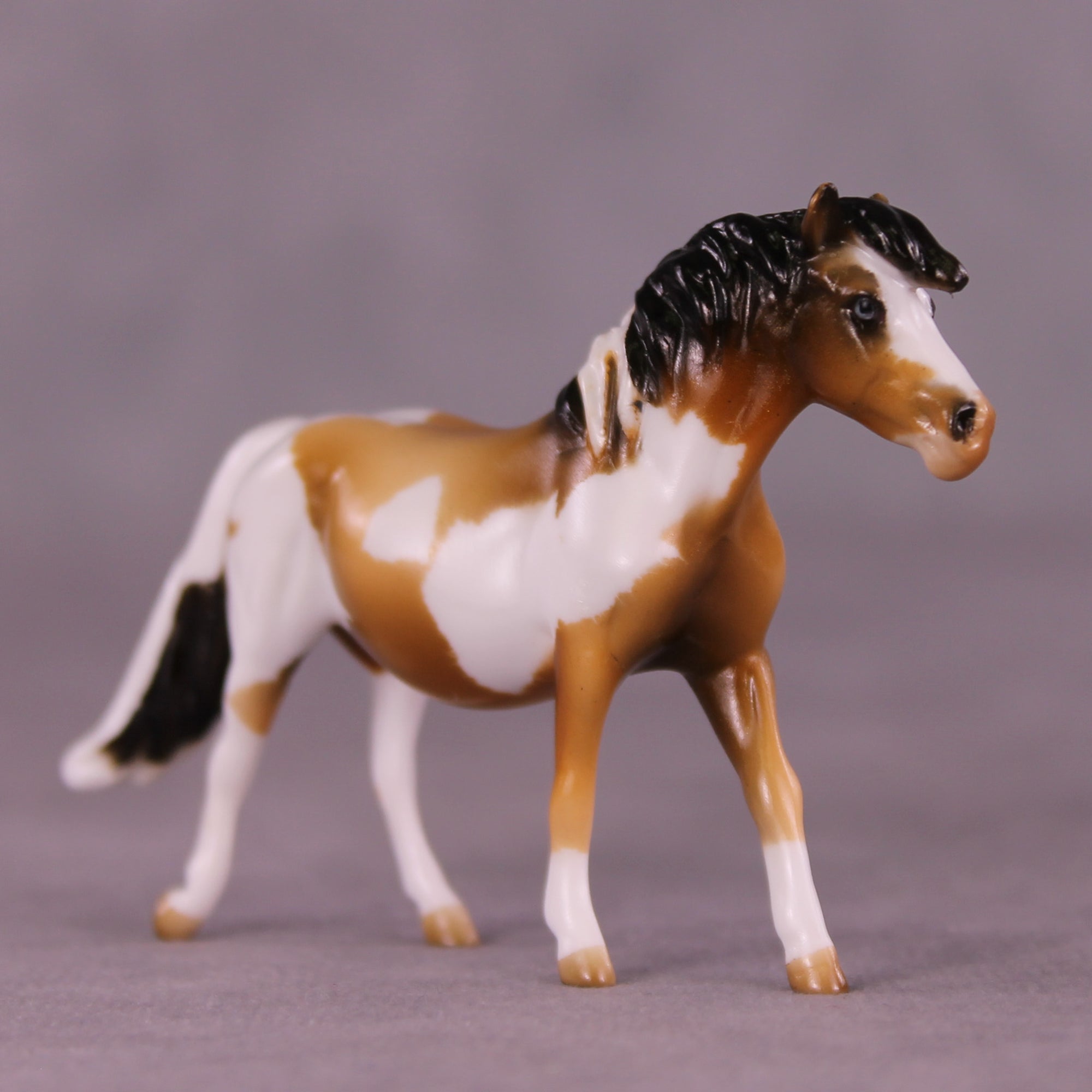 Pinto Bean OOAK Chip Pony by Kike (Enrique) Duarte LHS25
