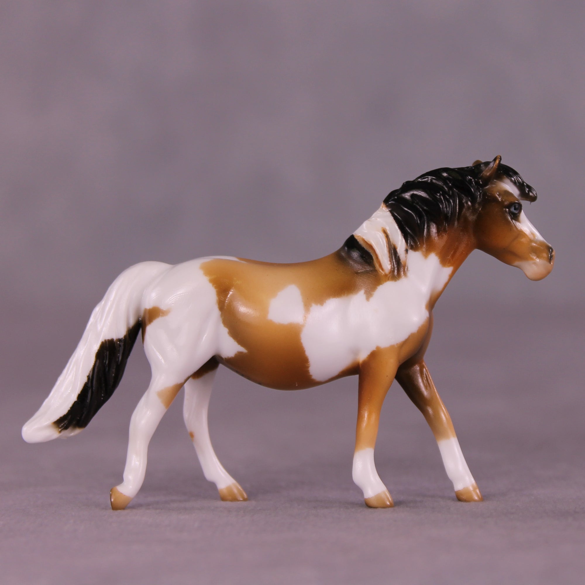 Pinto Bean OOAK Chip Pony by Kike (Enrique) Duarte LHS25