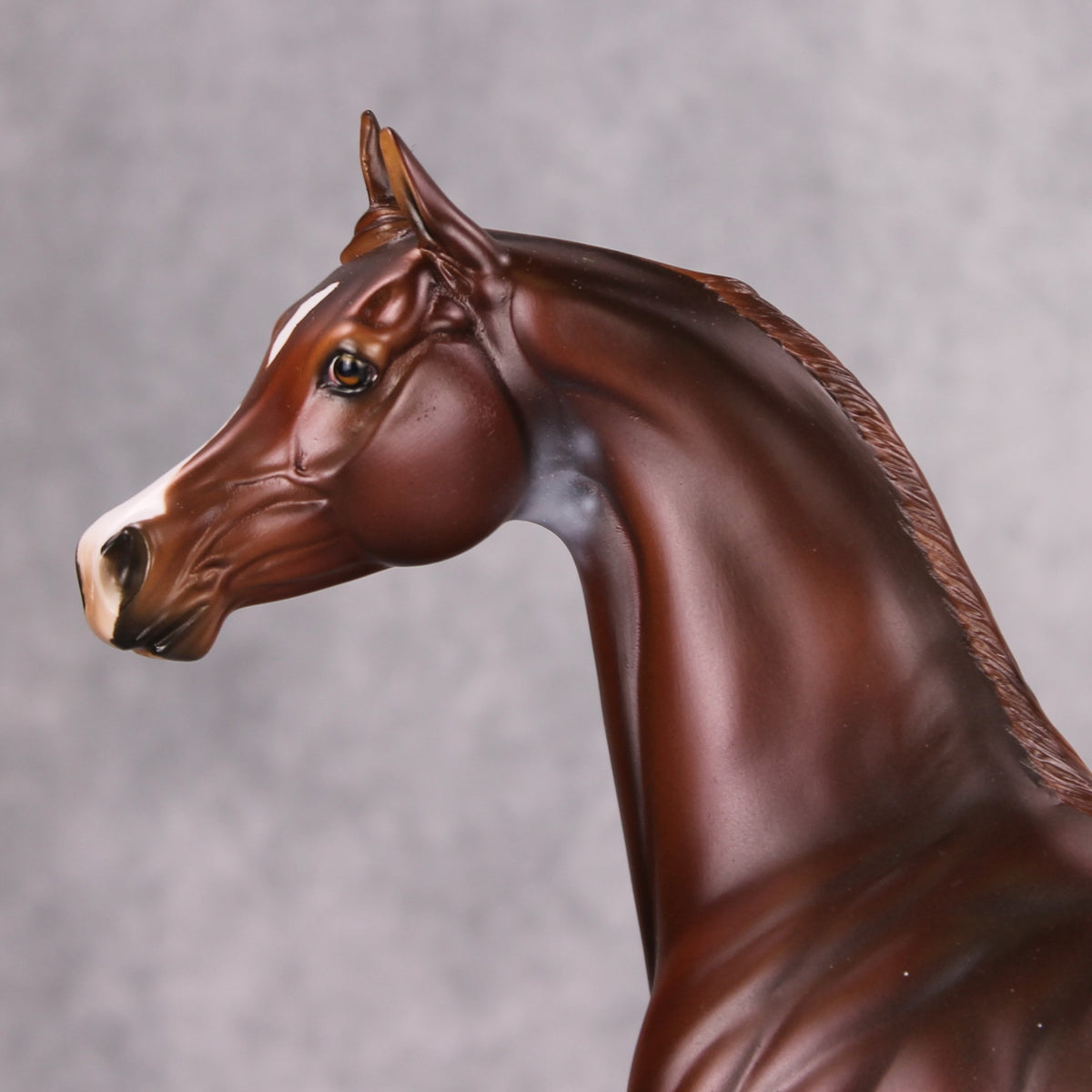 Autumn Chill OOAK Chestnut Rabicano Arabian By Ellen Robbins MM24 MHP Auction Piece