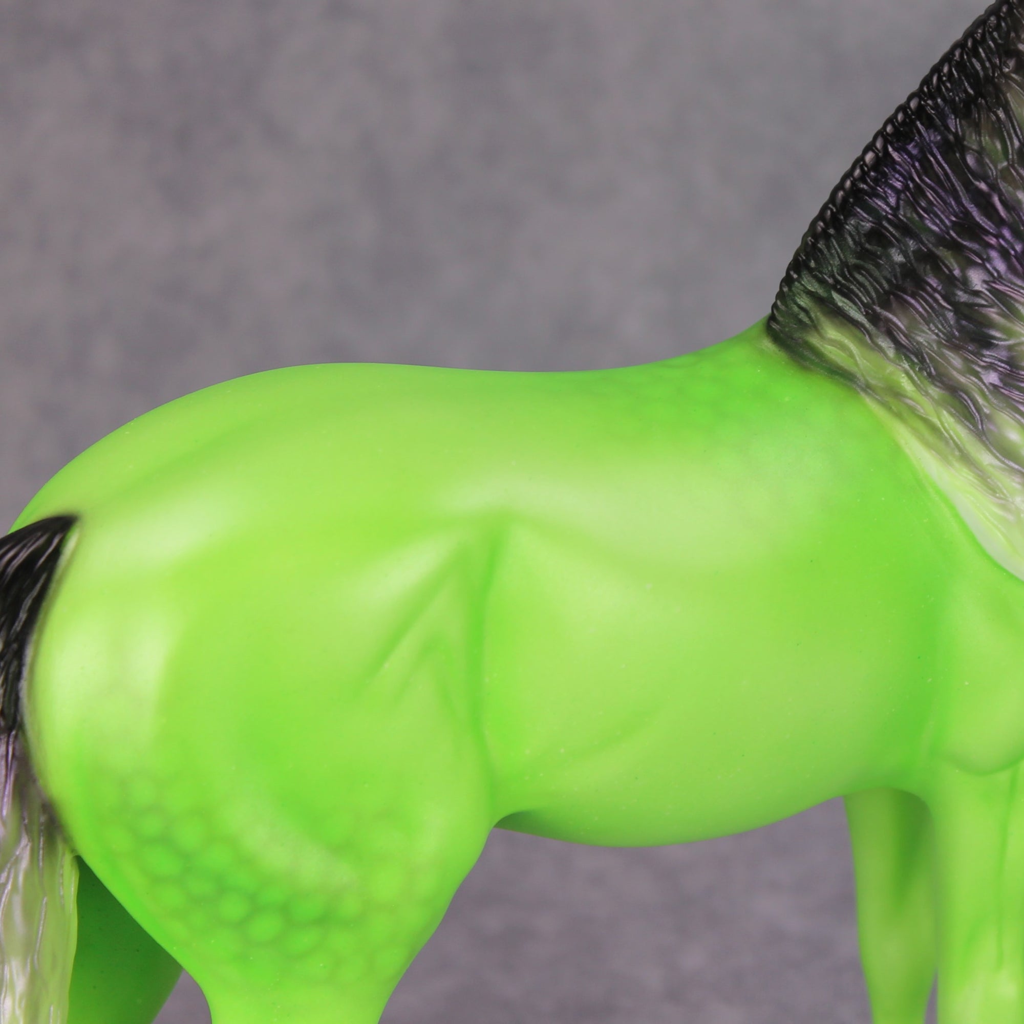 Elphabio OOAK Dappled Lime Fluorescent Green Andalusian By Ellen Robbins MM24 MHP Auction