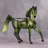 PREVIEW LISTING ONLY Speeder OOAK Deco Green Spider Arab Mare by Dawn Quick MM24