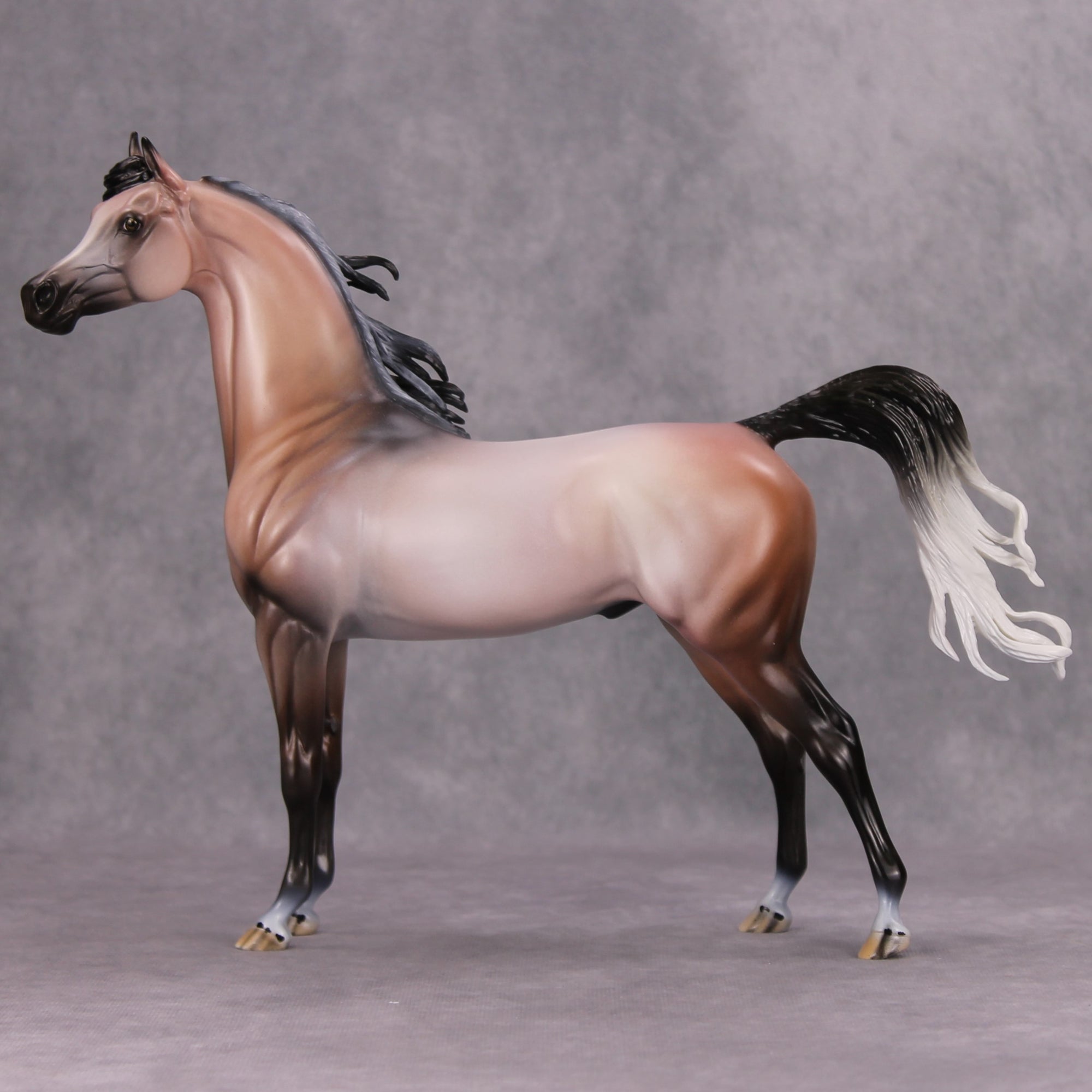 PREVIEW ONLY LISTING Wind Dancer OOAK Rose Grey Custom Arabian By Dawn Quick MM24