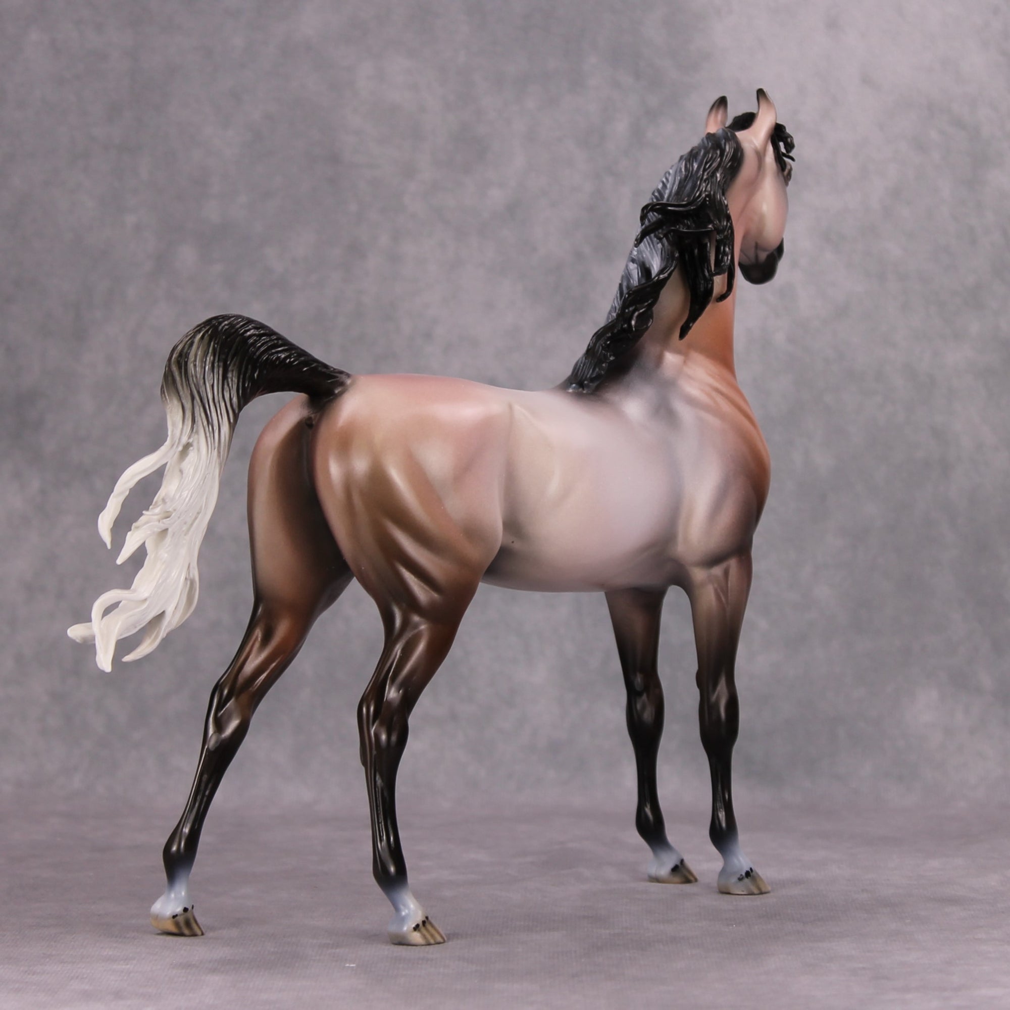 Wind Dancer OOAK Rose Grey Custom Arabian By Dawn Quick MM24
