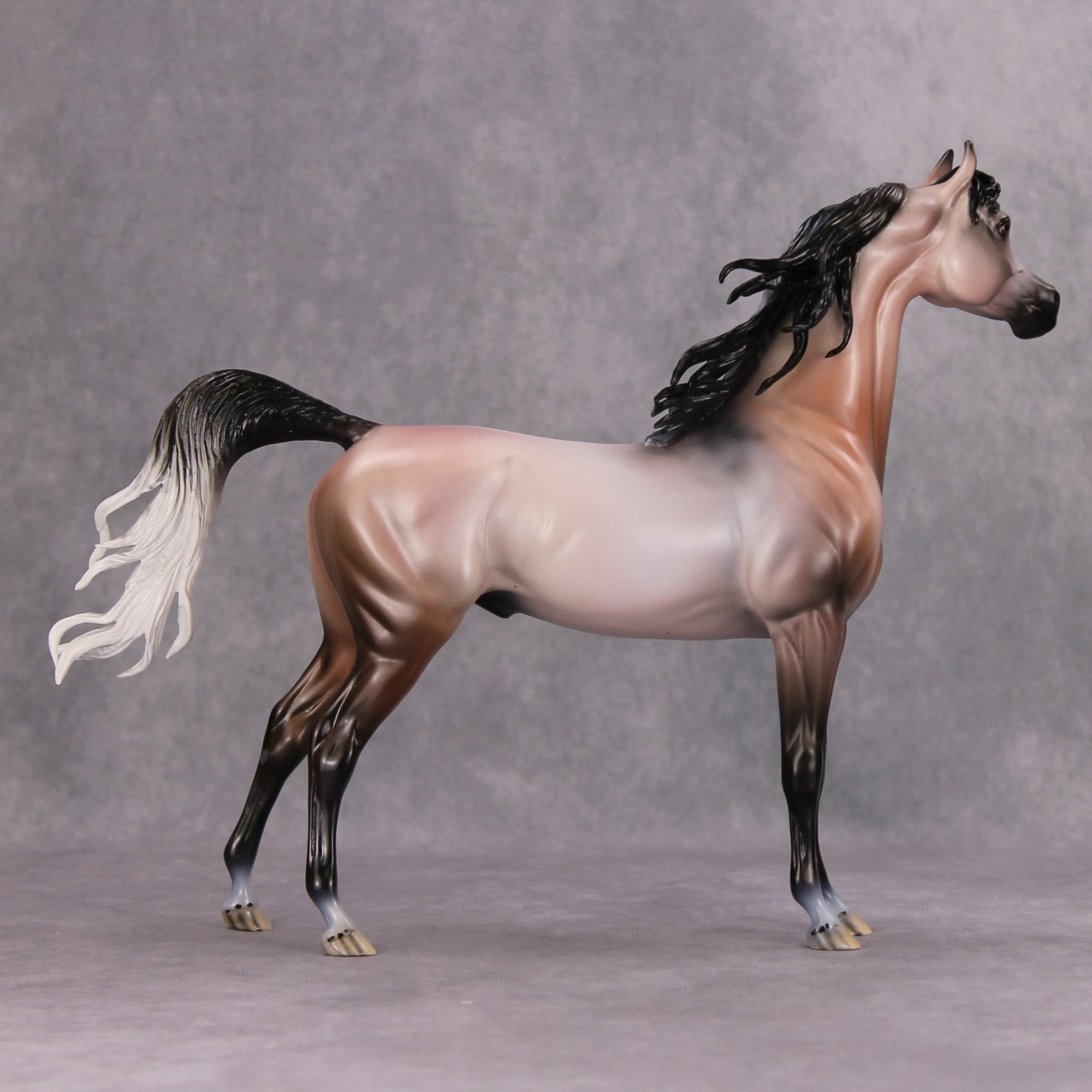 Wind Dancer OOAK Rose Grey Custom Arabian By Dawn Quick MM24