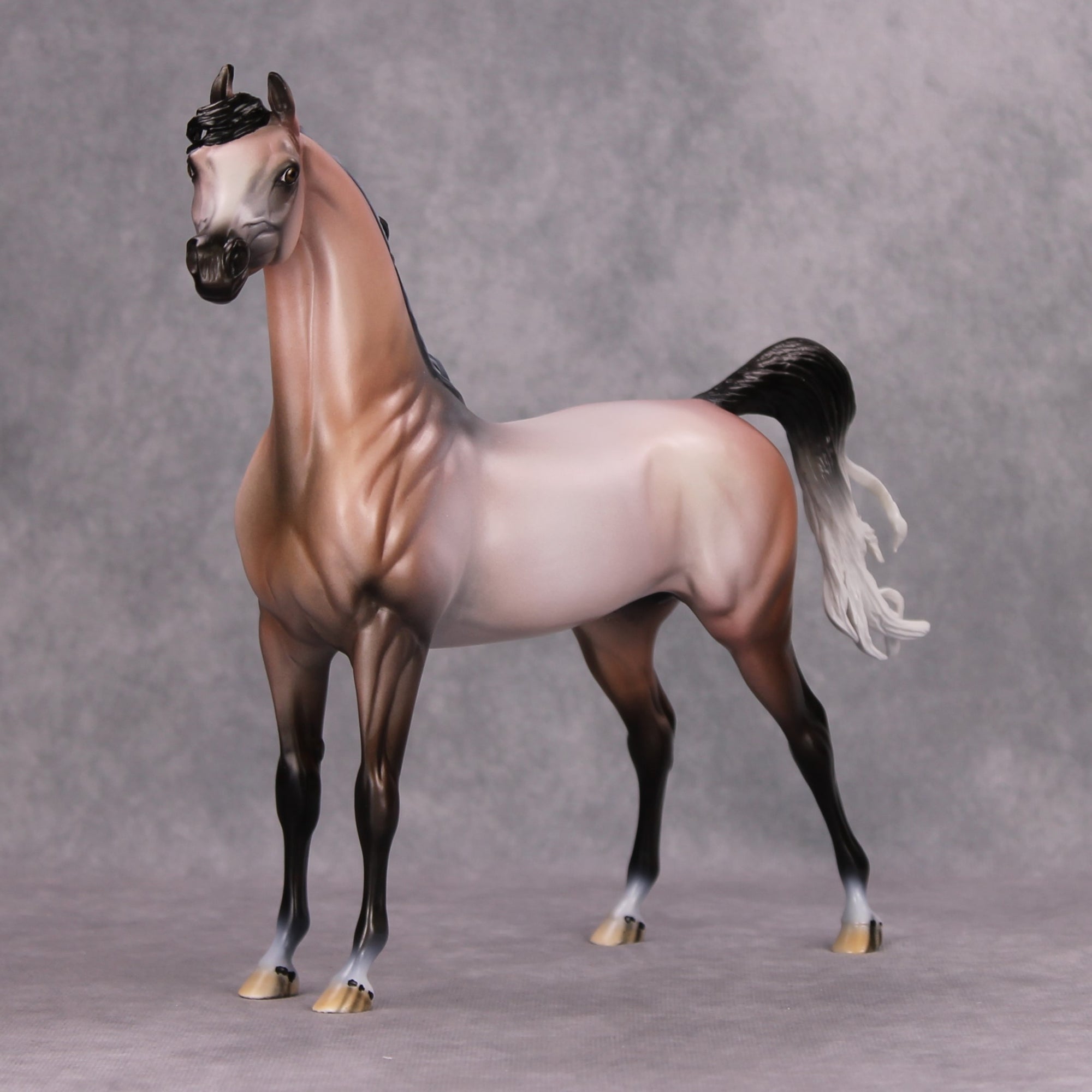 Wind Dancer OOAK Rose Grey Custom Arabian By Dawn Quick MM24