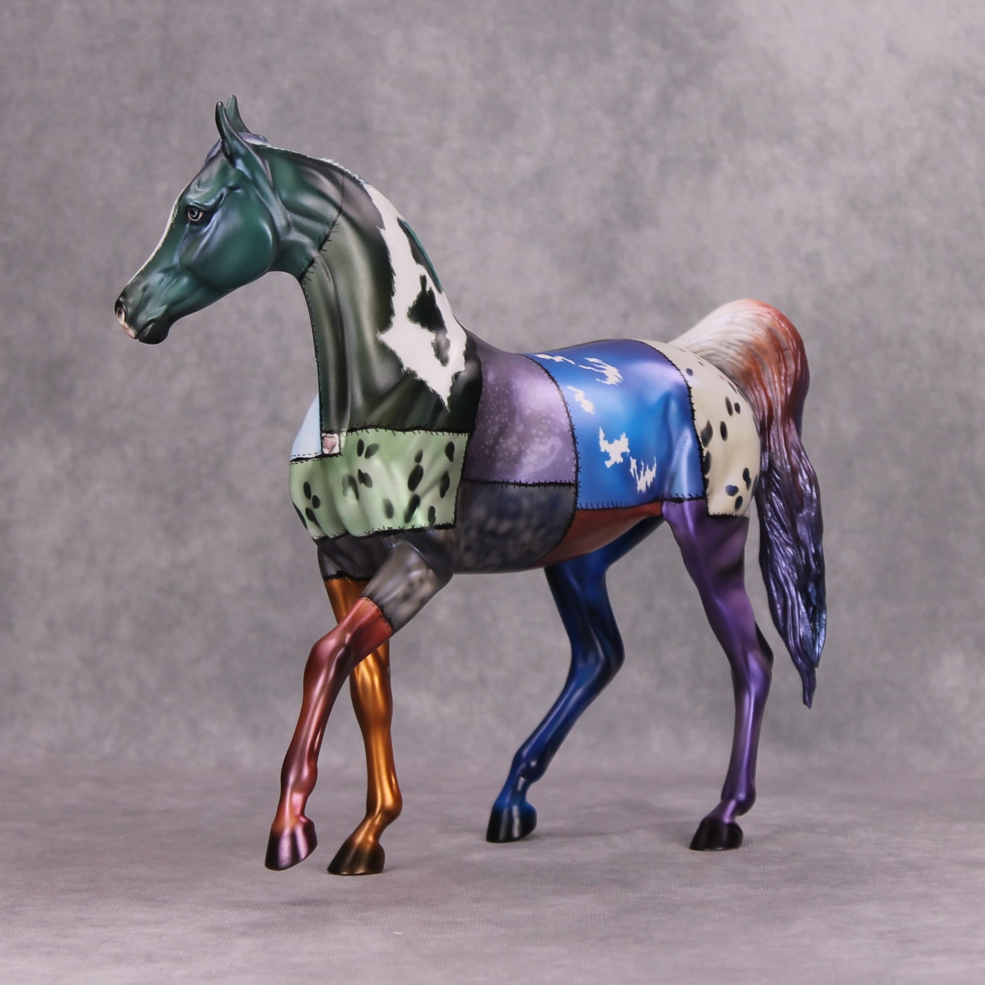 Smorgasbord OOAK Deco Patchwork Halloween Arab Mare By Julie Keim Best Offer 11/5/24