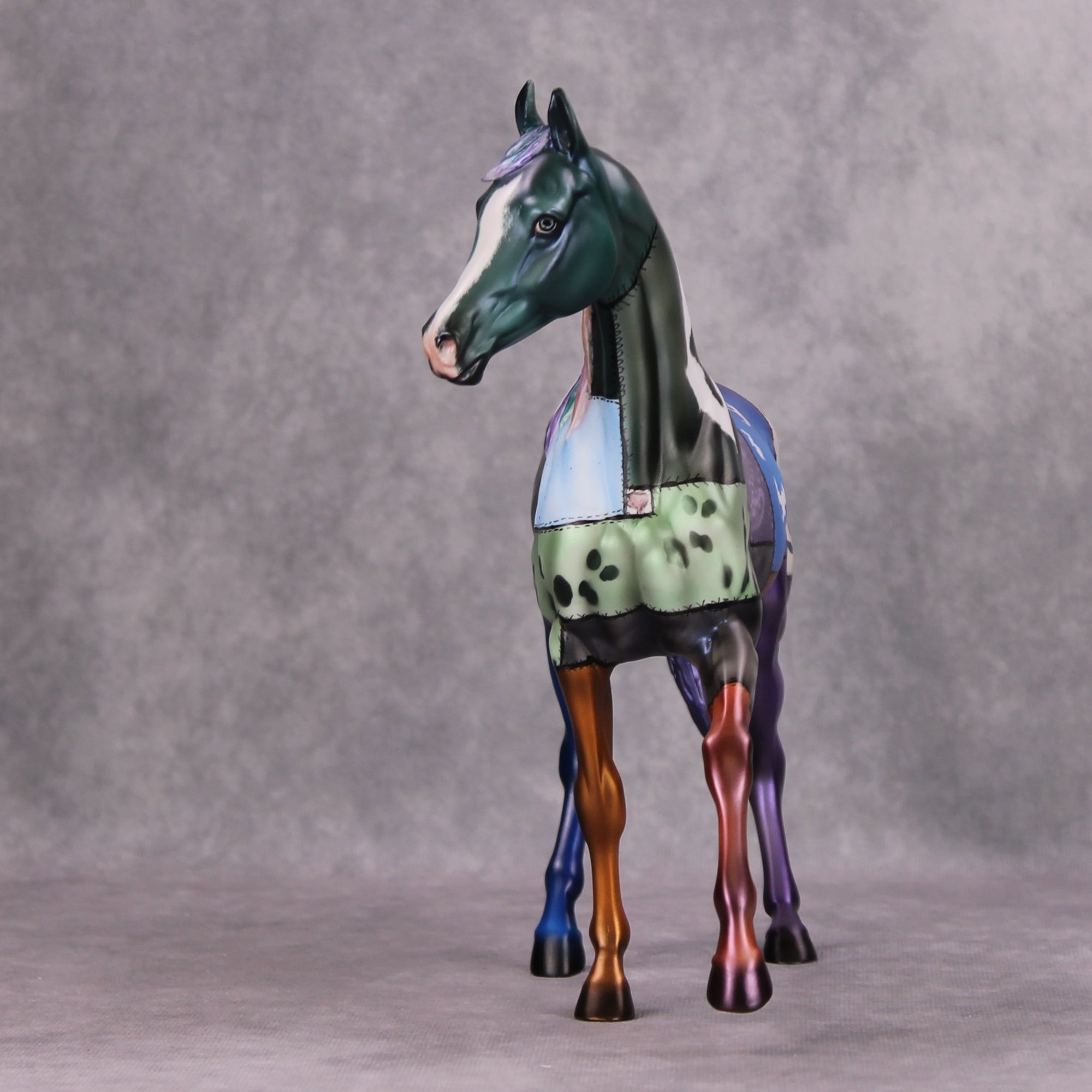 Smorgasbord OOAK Deco Patchwork Halloween Arab Mare By Julie Keim Best Offer 11/5/24