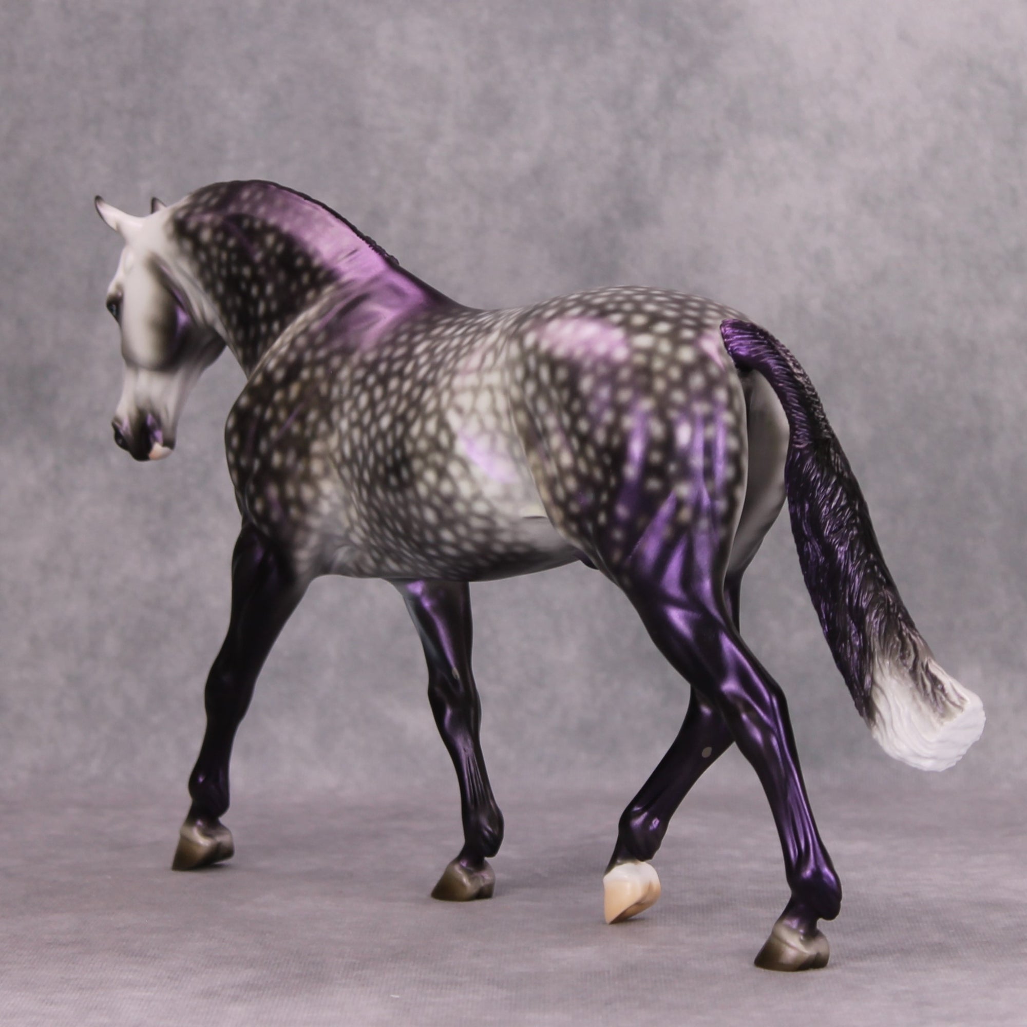 Memoriam OOAK Dark Dapple Grey with Lavender Sheen Irish Draft by Ashley Palmer MM24 Best Offer