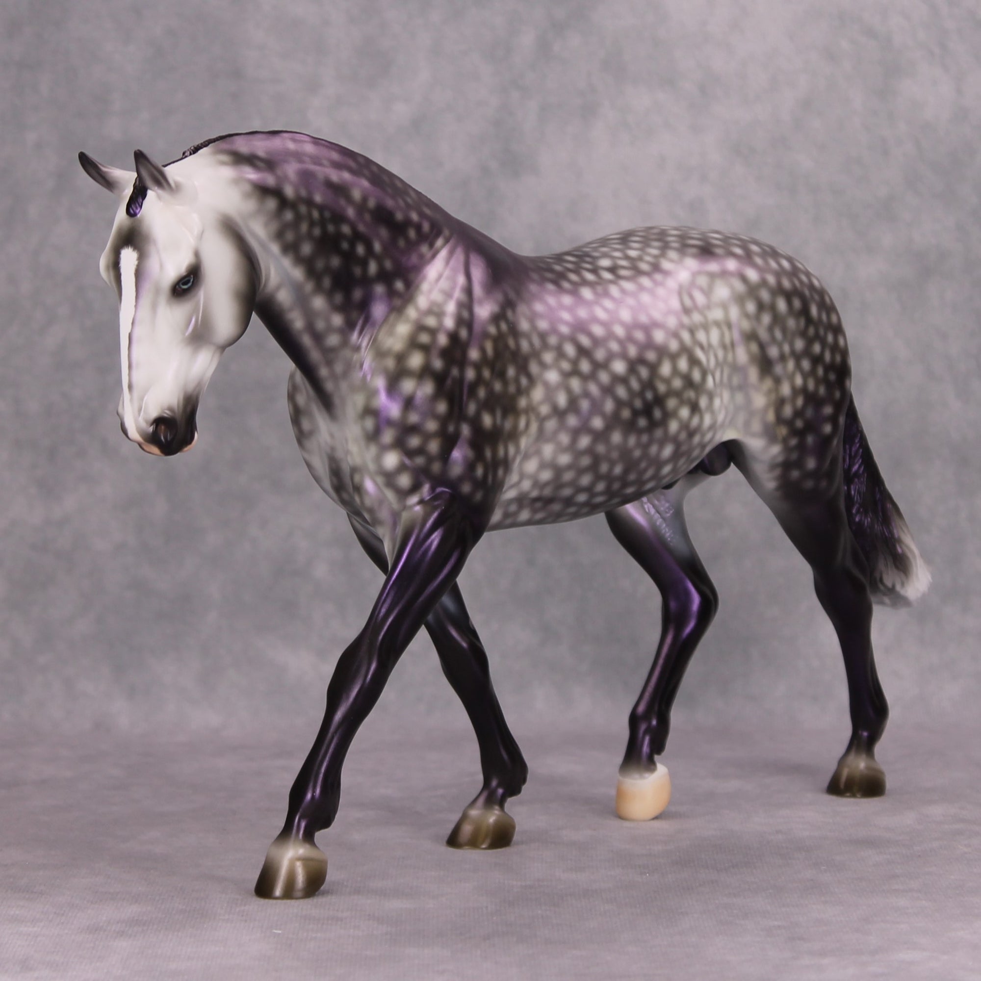 Memoriam OOAK Dark Dapple Grey with Lavender Sheen Irish Draft by Ashley Palmer MM24 Best Offer