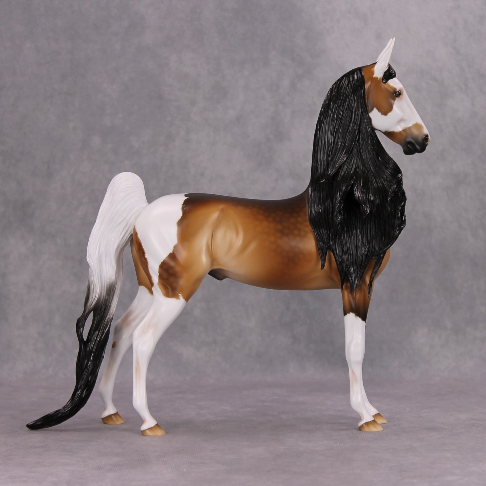 Bats On My Radar OOAK Dappled Sooty Palomino Custom Saddlebred By Ashley Palmer MM24 Best Offer