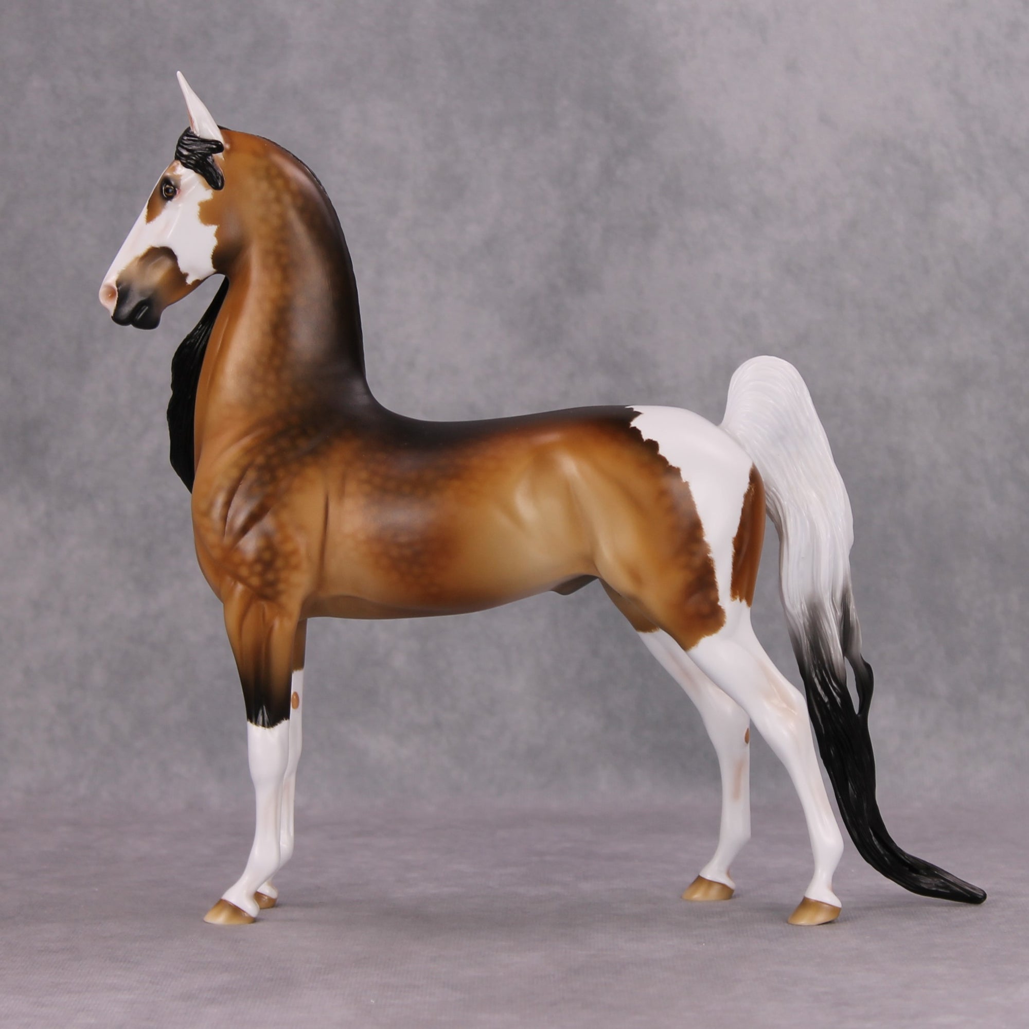 Bats On My Radar OOAK Dappled Sooty Palomino Custom Saddlebred By Ashley Palmer MM24 Best Offer