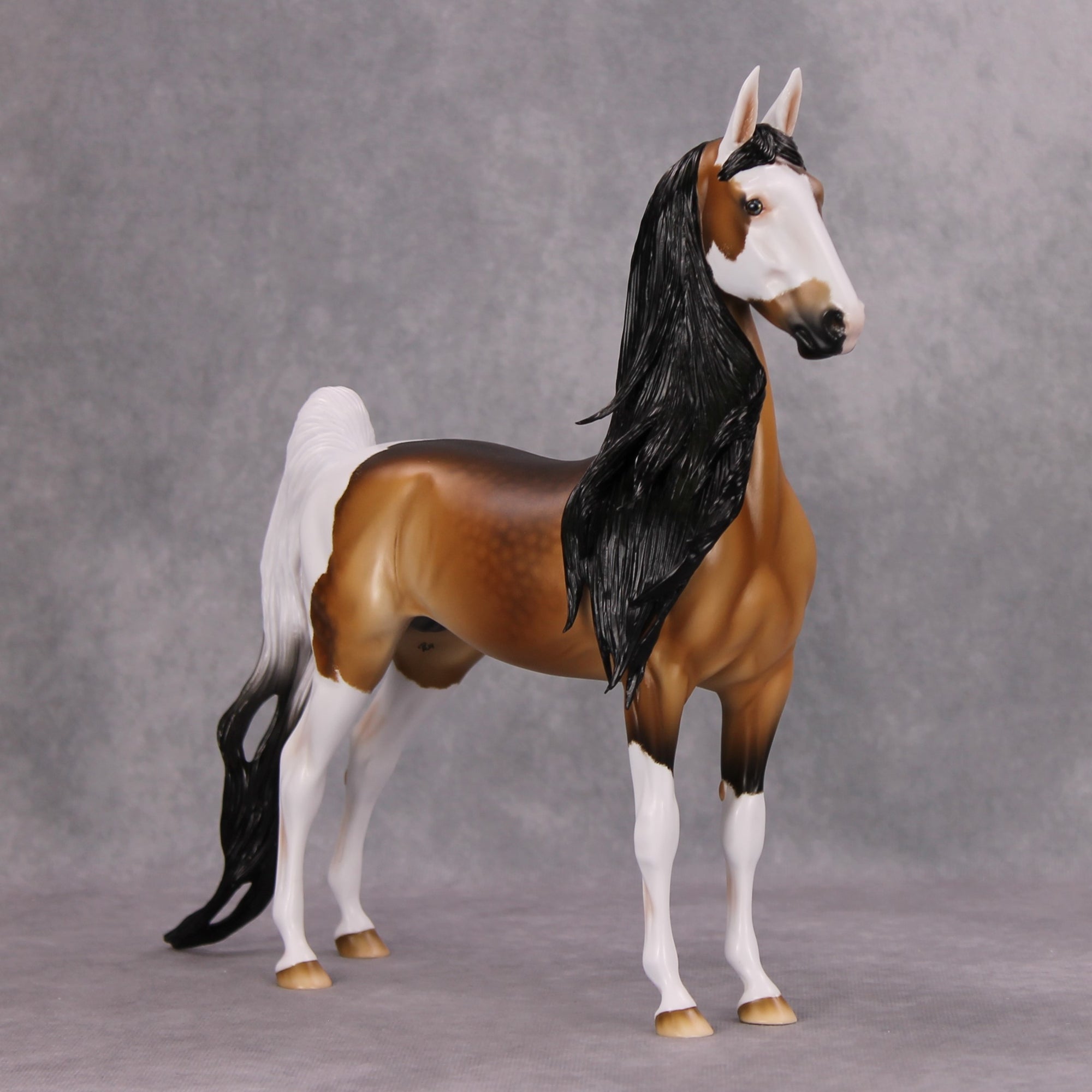 Bats On My Radar OOAK Dappled Sooty Palomino Custom Saddlebred By Ashley Palmer MM24 Best Offer