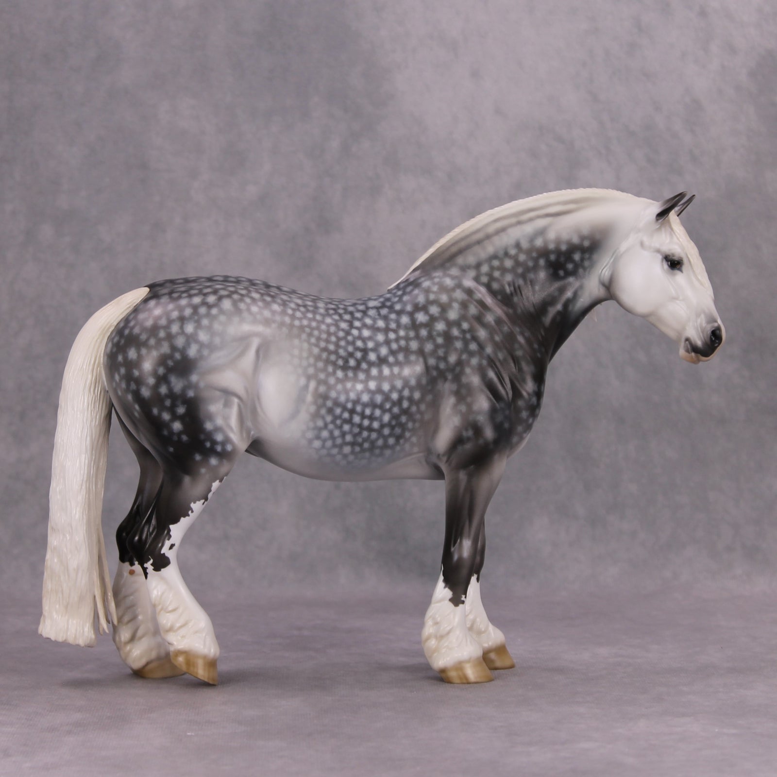 Gevaudan OOAK Dapple Grey Custom Heavy Draft By Jess Hamill Best Offer 11/5/24