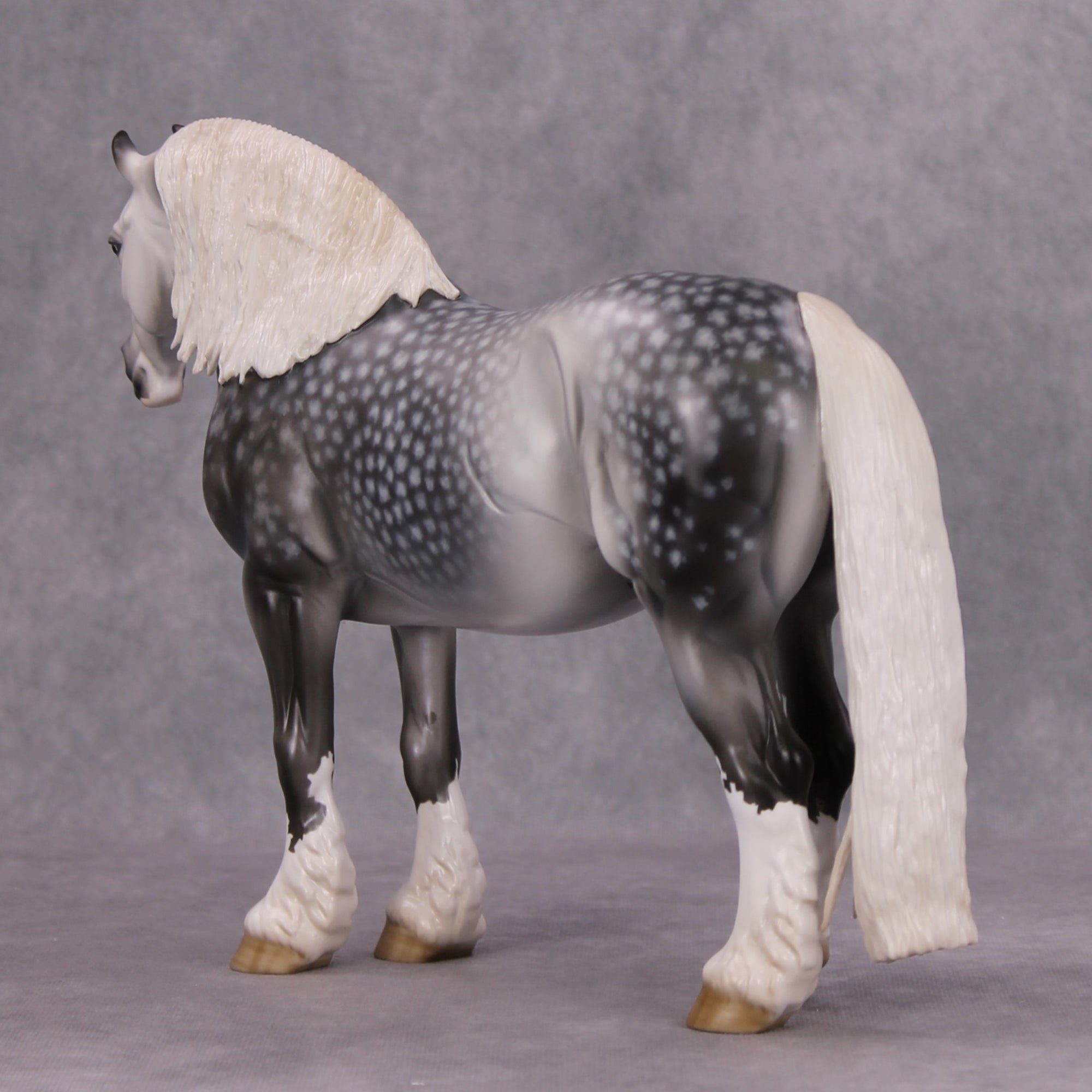 Gevaudan OOAK Dapple Grey Custom Heavy Draft By Jess Hamill Best Offer 11/5/24