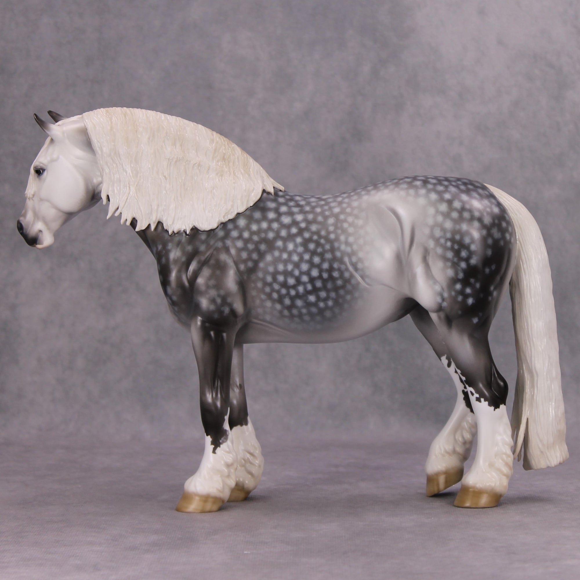 Gevaudan OOAK Dapple Grey Custom Heavy Draft By Jess Hamill Best Offer 11/5/24