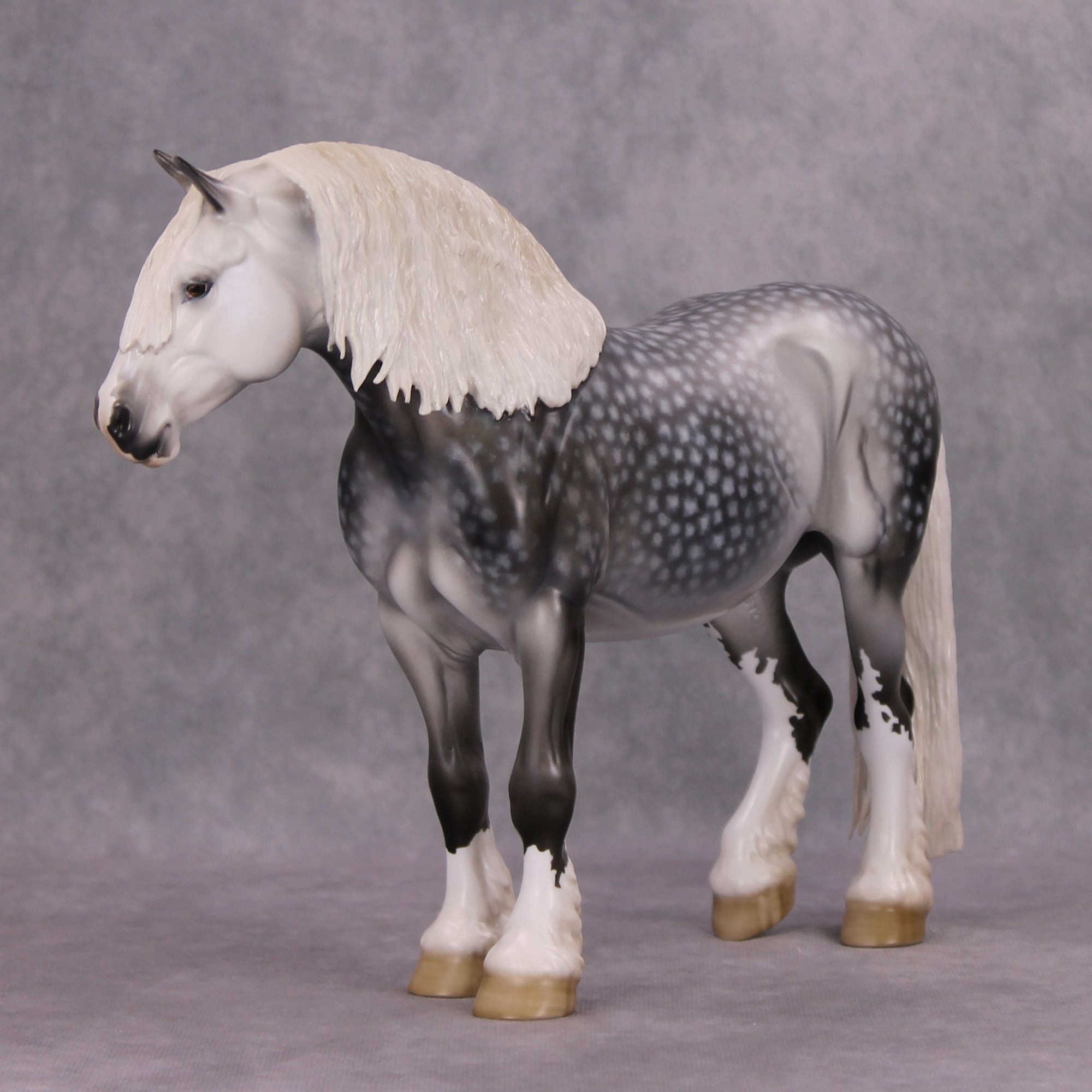 Gevaudan OOAK Dapple Grey Custom Heavy Draft By Jess Hamill Best Offer 11/5/24