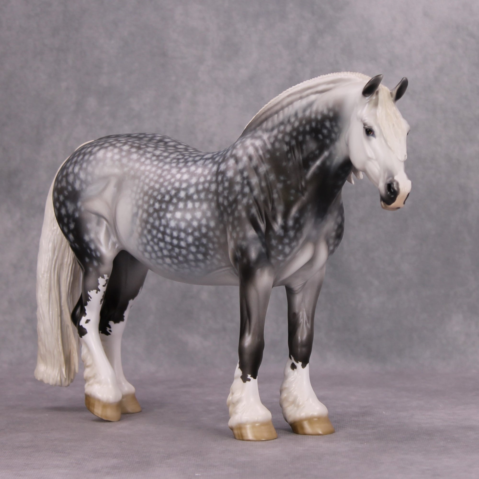 Gevaudan OOAK Dapple Grey Custom Heavy Draft By Jess Hamill Best Offer 11/5/24