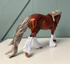 El Finito OOAK Chestnut Braided Custom Irish Cob By Julie Keim SHCF24 May End of Month Sale SS524