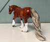 El Finito OOAK Chestnut Braided Custom Irish Cob By Julie Keim SHCF24 May End of Month Sale SS524