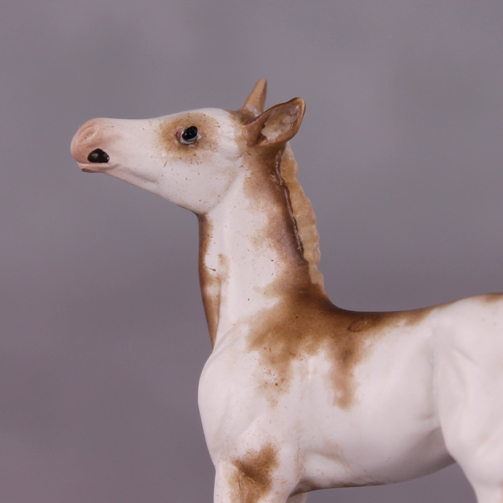 "Vermillion &amp; Poppy" OOAK Foal &amp; Stock Horse Chip Set by Sheryl Leisure - MileStones Series