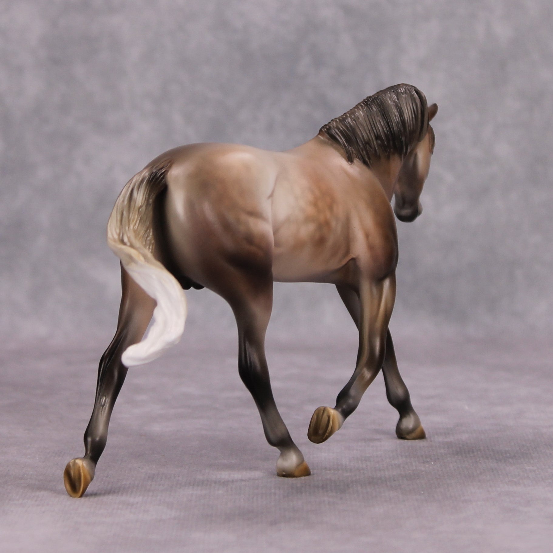 Ice Dancer OOAK Dappled Rose Grey Custom Pebble Warmblood By Julie Keim MM24 MHP Auction
