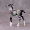 PREVIEW LISTING ONLY Buffalo OOAK Deco Purple Green Chip Pony By Jamie Adamson MM24