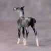 PREVIEW LISTING ONLY Buffalo OOAK Deco Purple Green Chip Pony By Jamie Adamson MM24