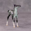 PREVIEW LISTING ONLY Buffalo OOAK Deco Purple Green Chip Pony By Jamie Adamson MM24