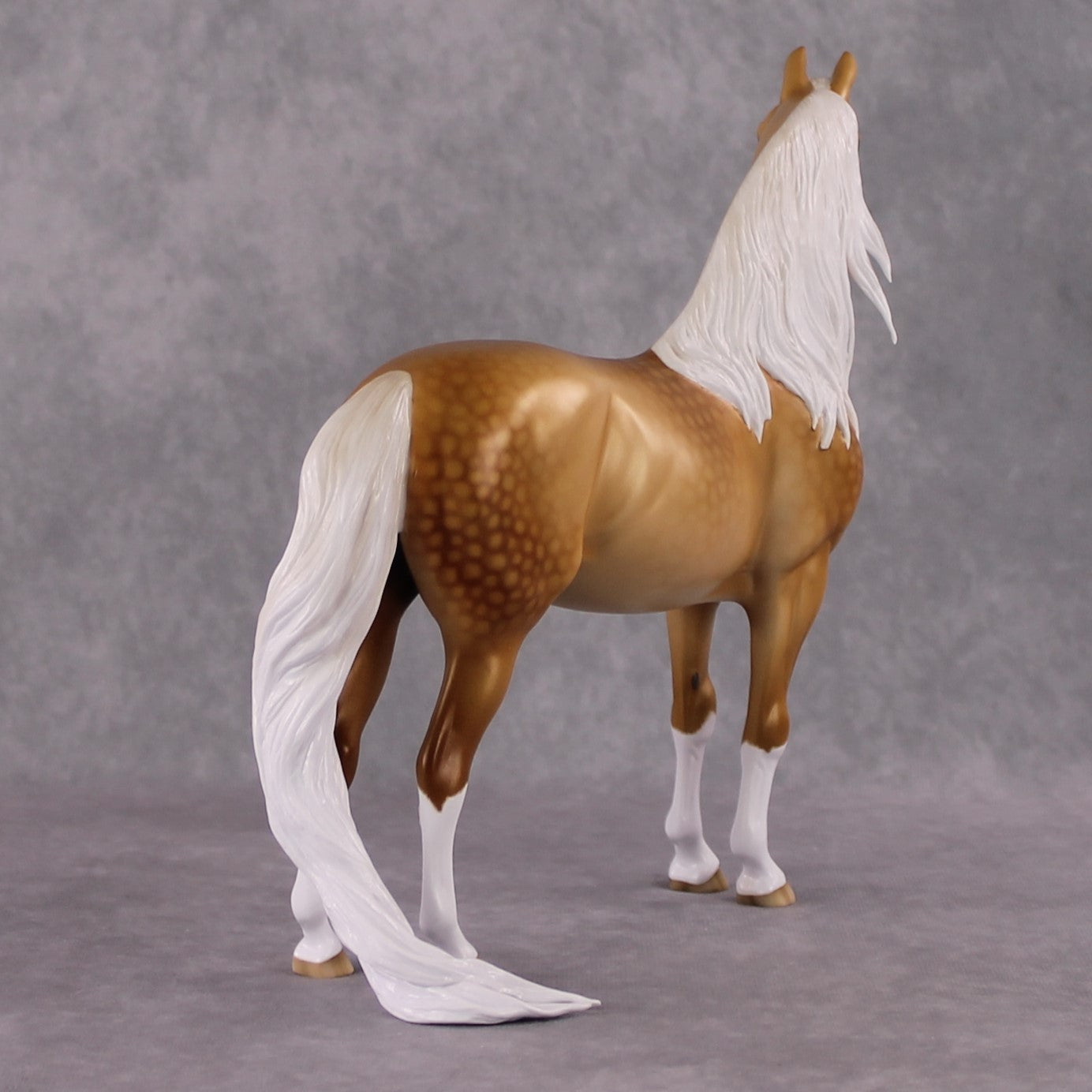"Yutori" OOAK FCM Stone Horses - Palomino Morgan by Ellen Robbins &amp; Matt Best Offer 02/18/2025