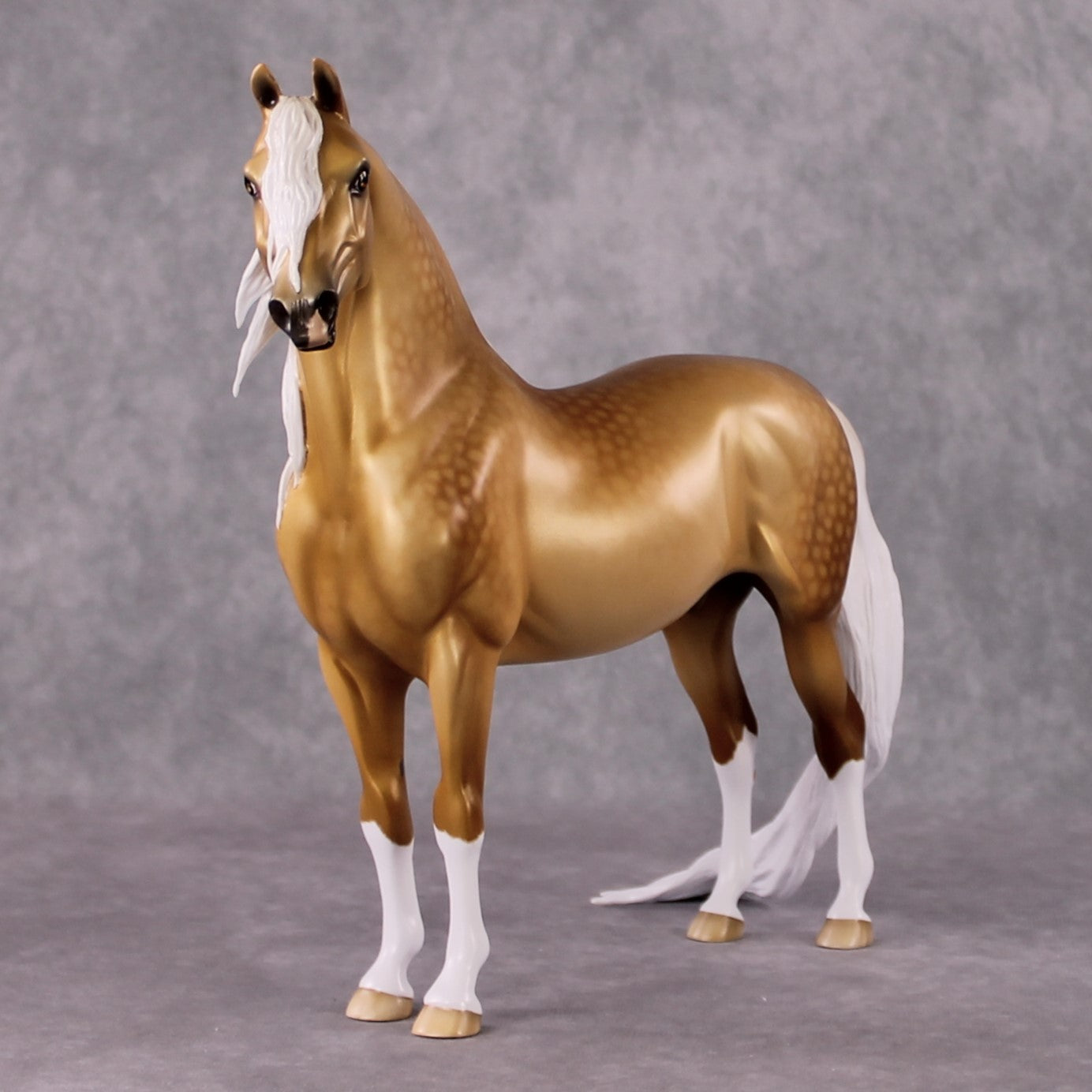 "Yutori" OOAK FCM Stone Horses - Palomino Morgan by Ellen Robbins &amp; Matt Best Offer 02/18/2025