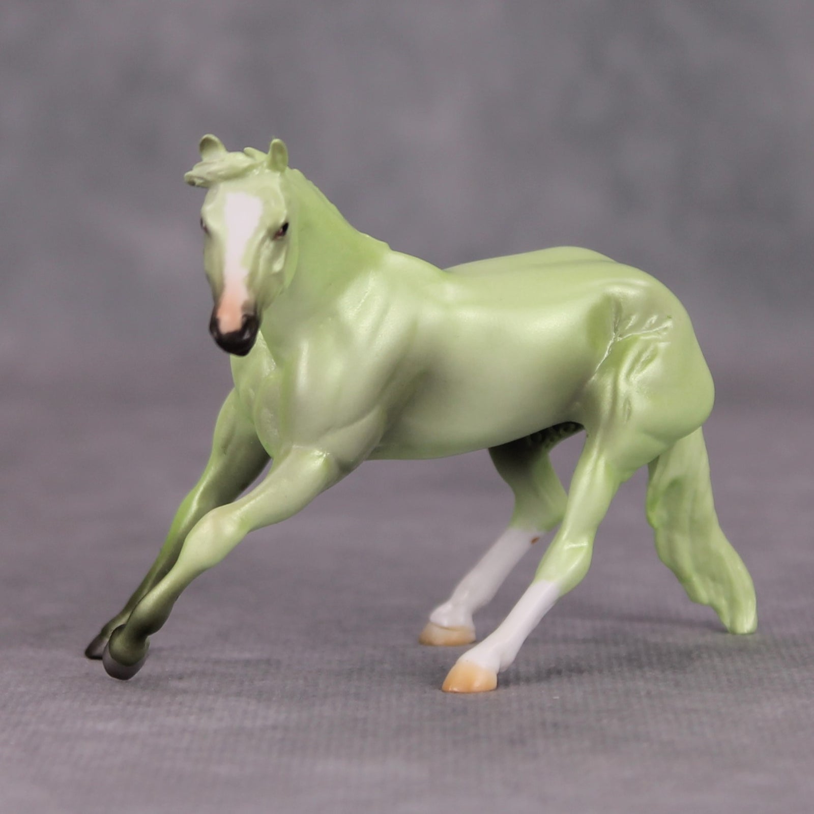 Spin Doctor OOAK Deco Skull Green Cutter Chip By Jamie Adamson MM24