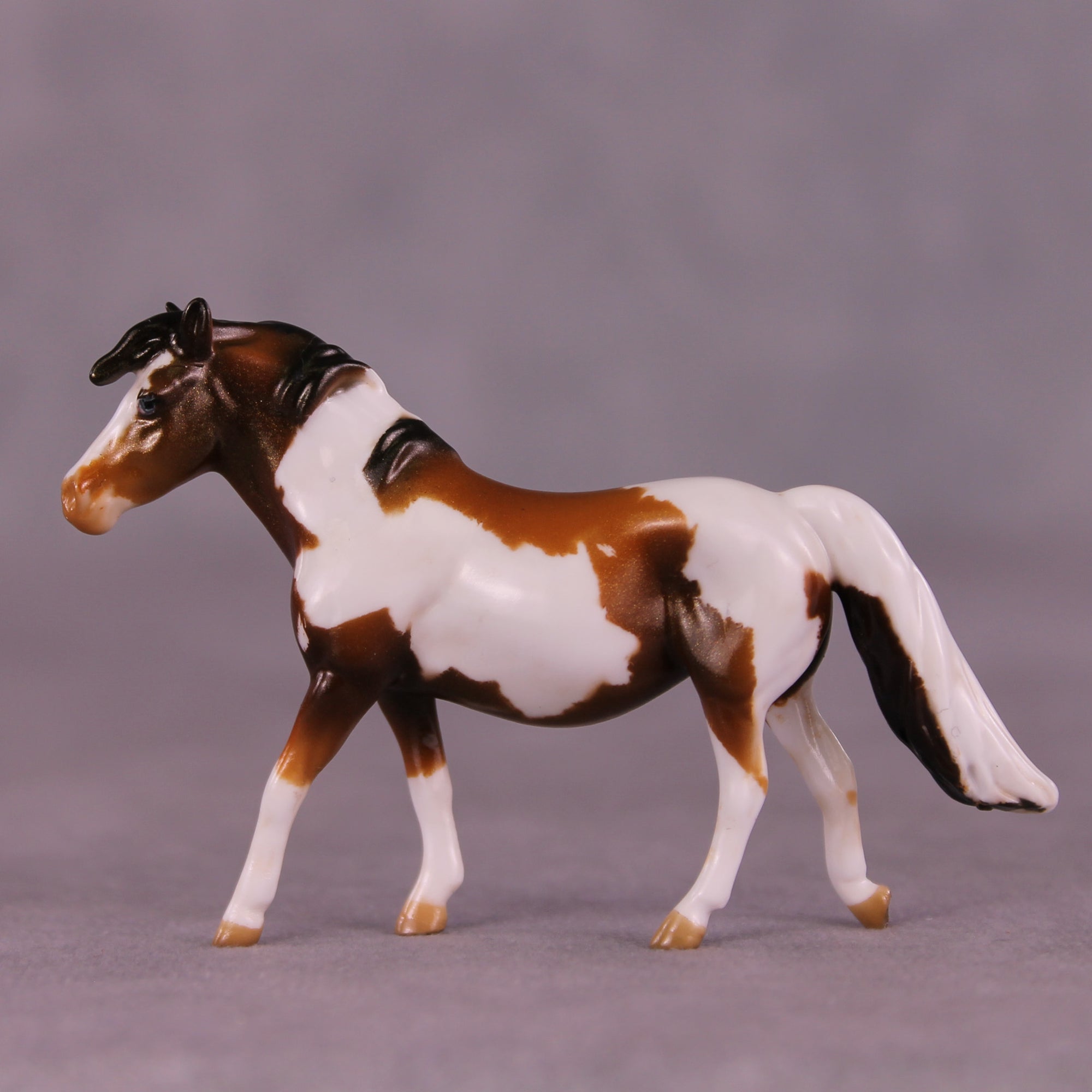 Red Bean NO FINISH CHANGE OOAK Chip Pony by Kike (Enrique) Duarte LHS25