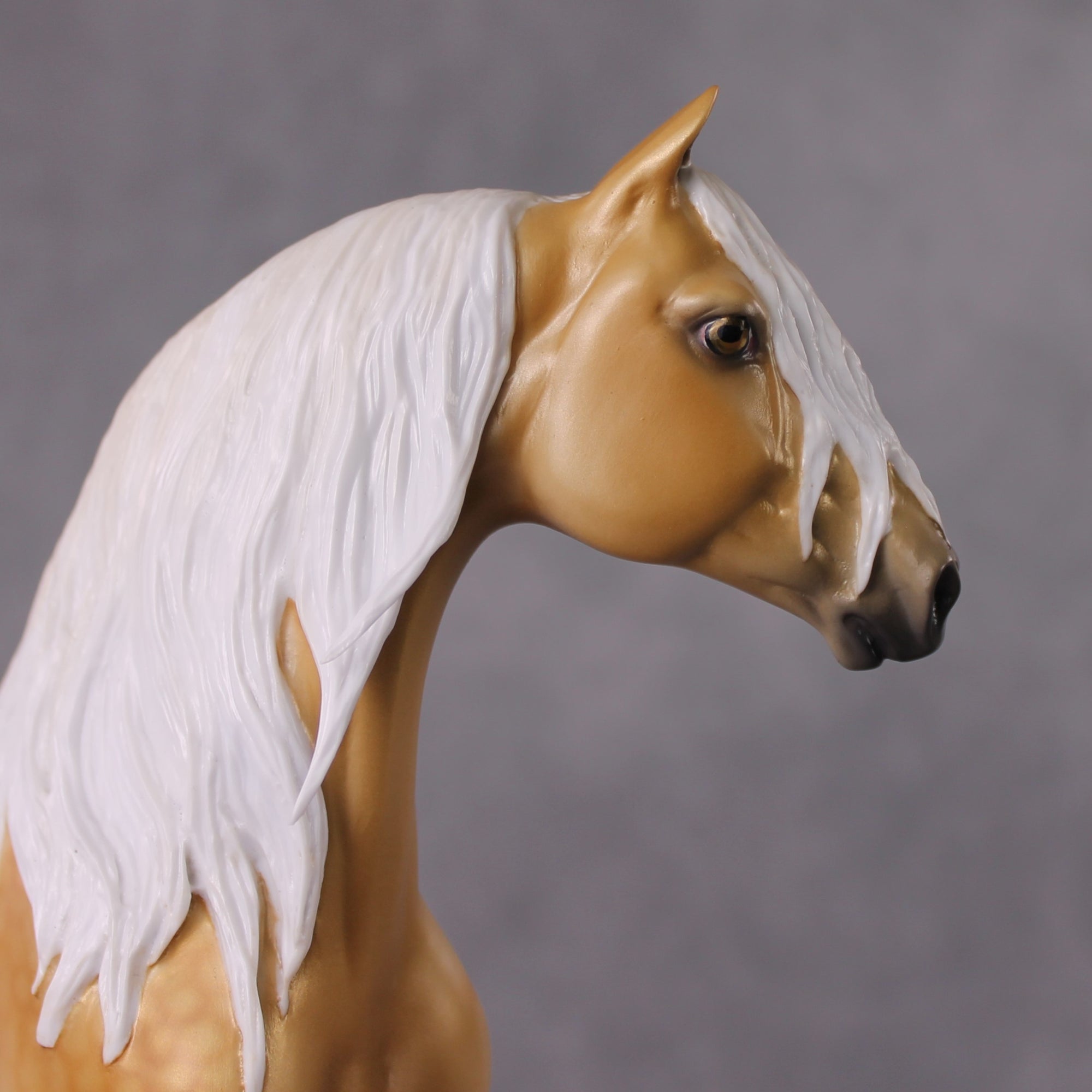 "Yutori" OOAK FCM Stone Horses - Palomino Morgan by Ellen Robbins &amp; Matt Best Offer 02/18/2025