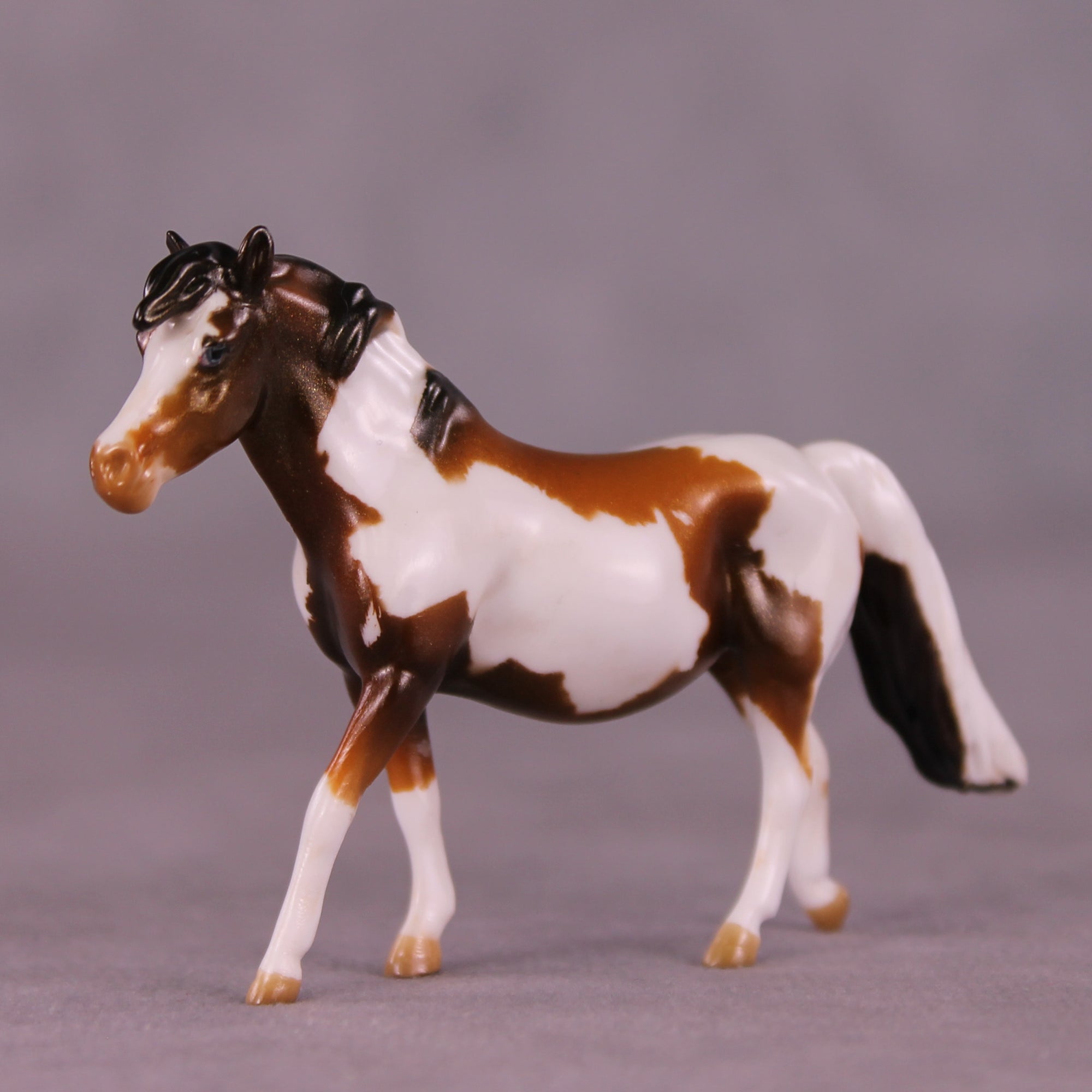 Red Bean NO FINISH CHANGE OOAK Chip Pony by Kike (Enrique) Duarte LHS25