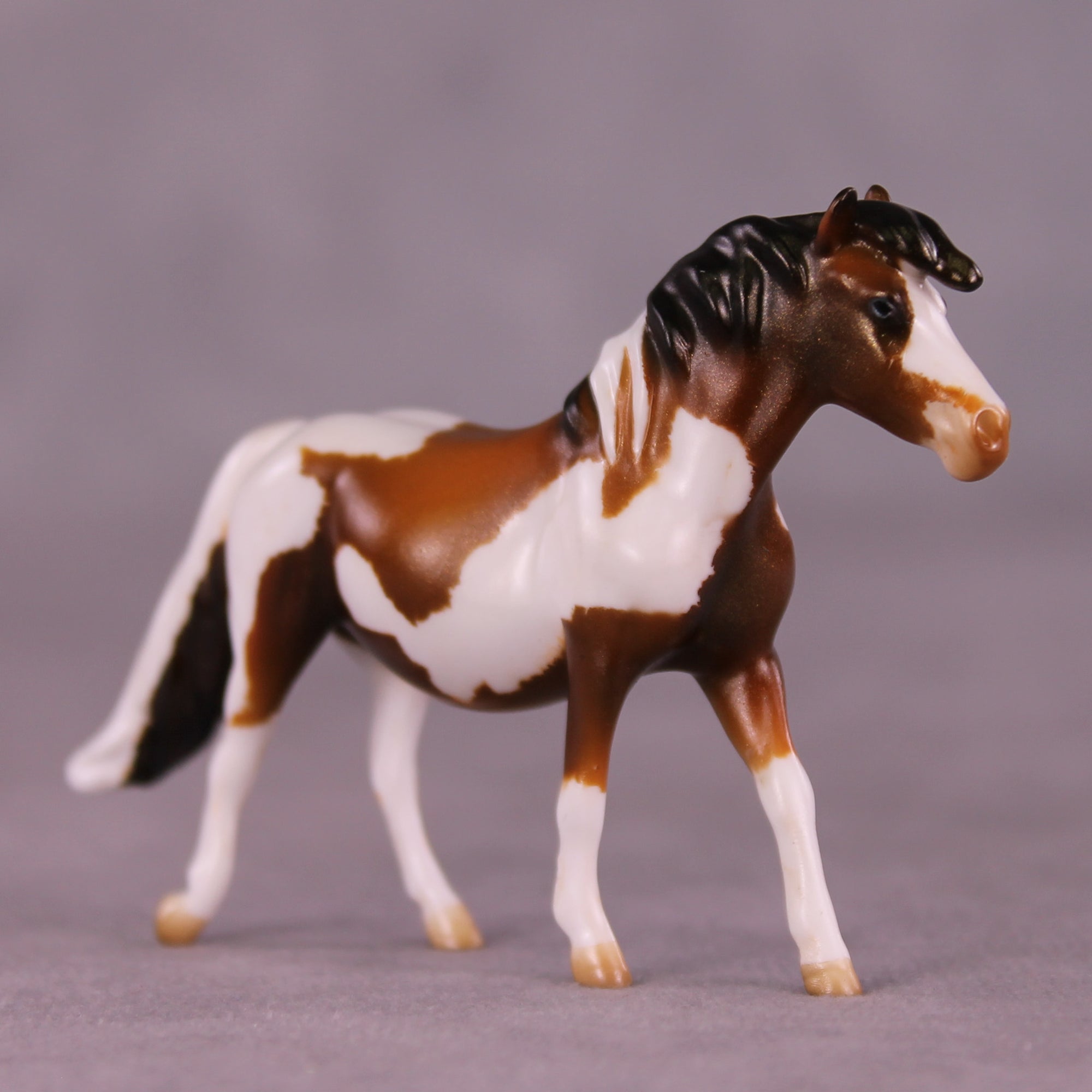 Red Bean NO FINISH CHANGE OOAK Chip Pony by Kike (Enrique) Duarte LHS25