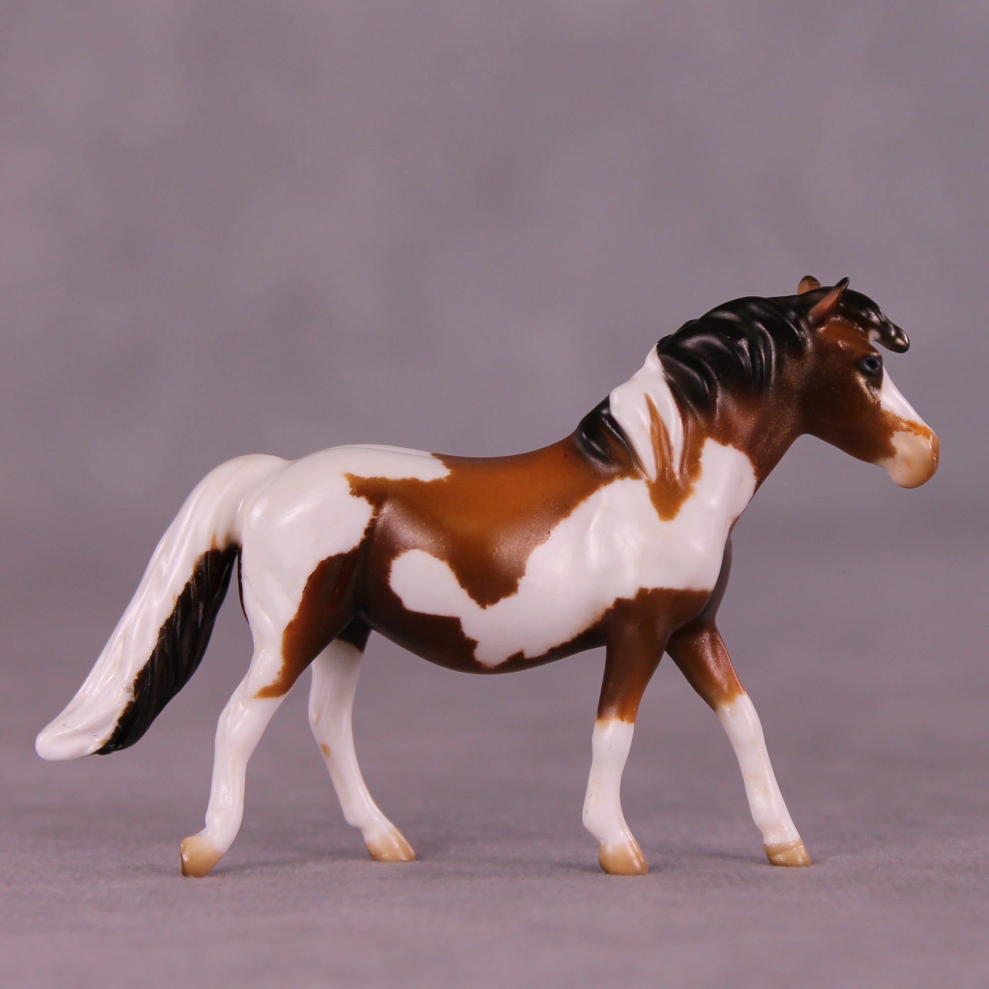 Red Bean NO FINISH CHANGE OOAK Chip Pony by Kike (Enrique) Duarte LHS25