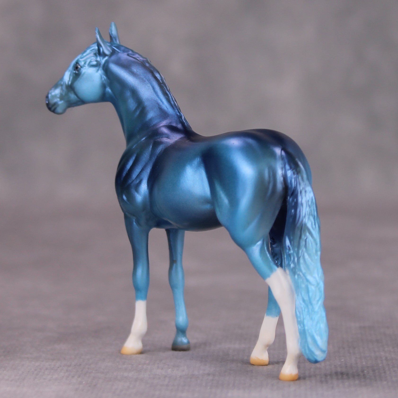 Sapphire OOAK Deco Blue Andalusian Chip By Jamie Adamson MM24