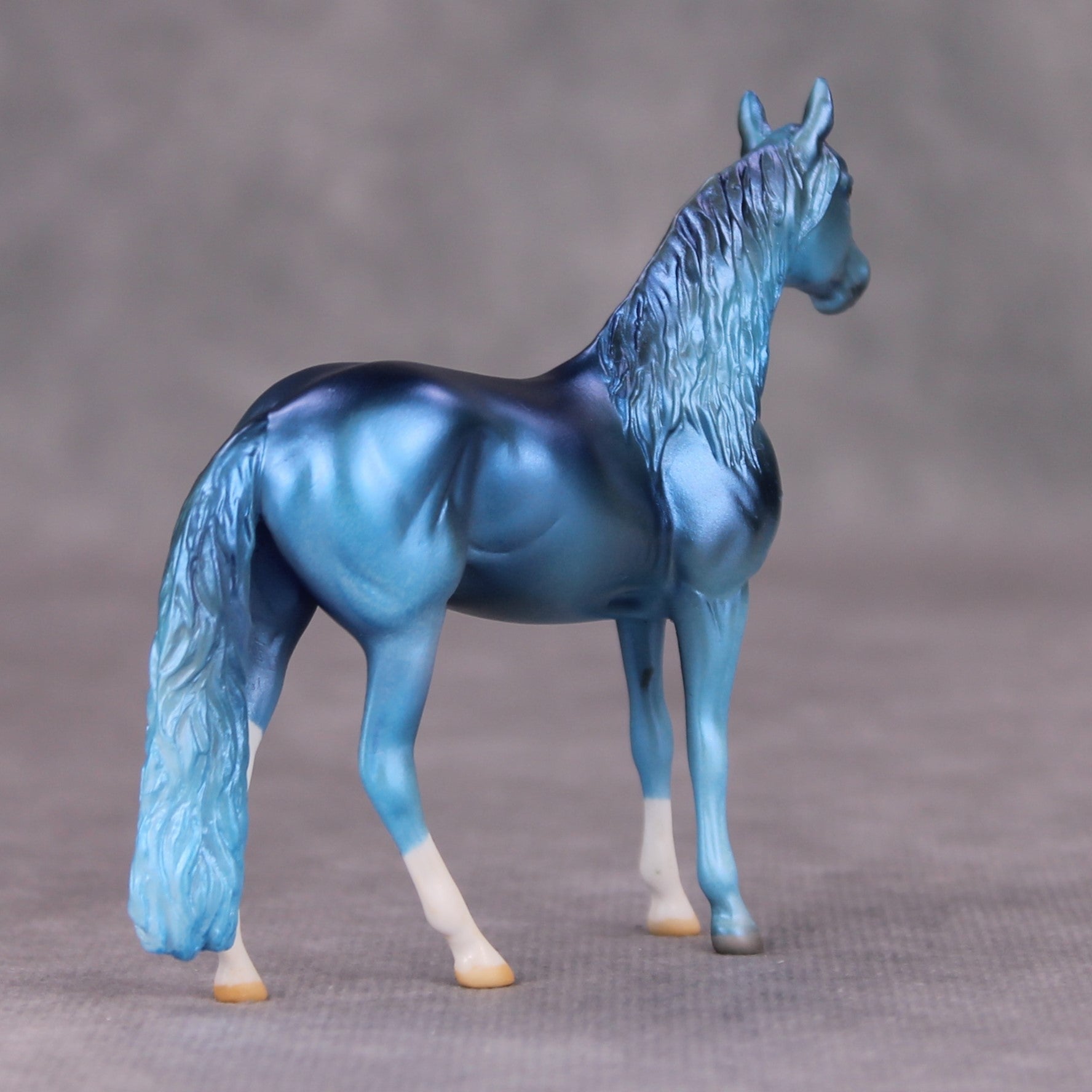 Sapphire OOAK Deco Blue Andalusian Chip By Jamie Adamson MM24