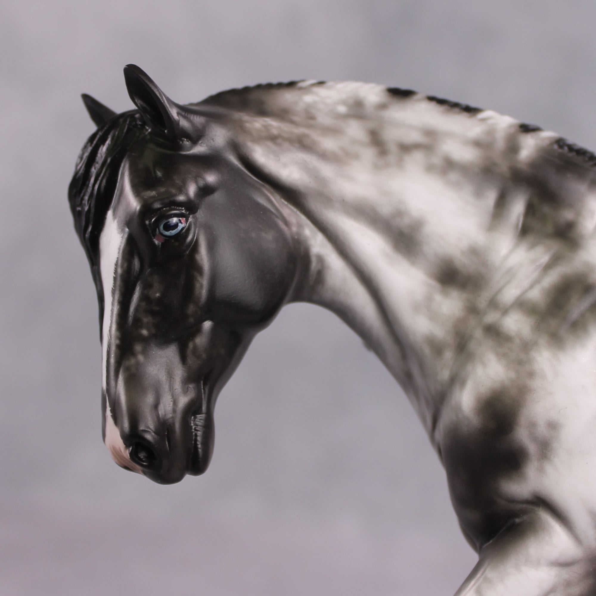 "Clove" OOAK FCM Stone Horses - Black Sabino Irish Cob by Sheryl Leisure &amp; Mona Best Offer 02/18/2025