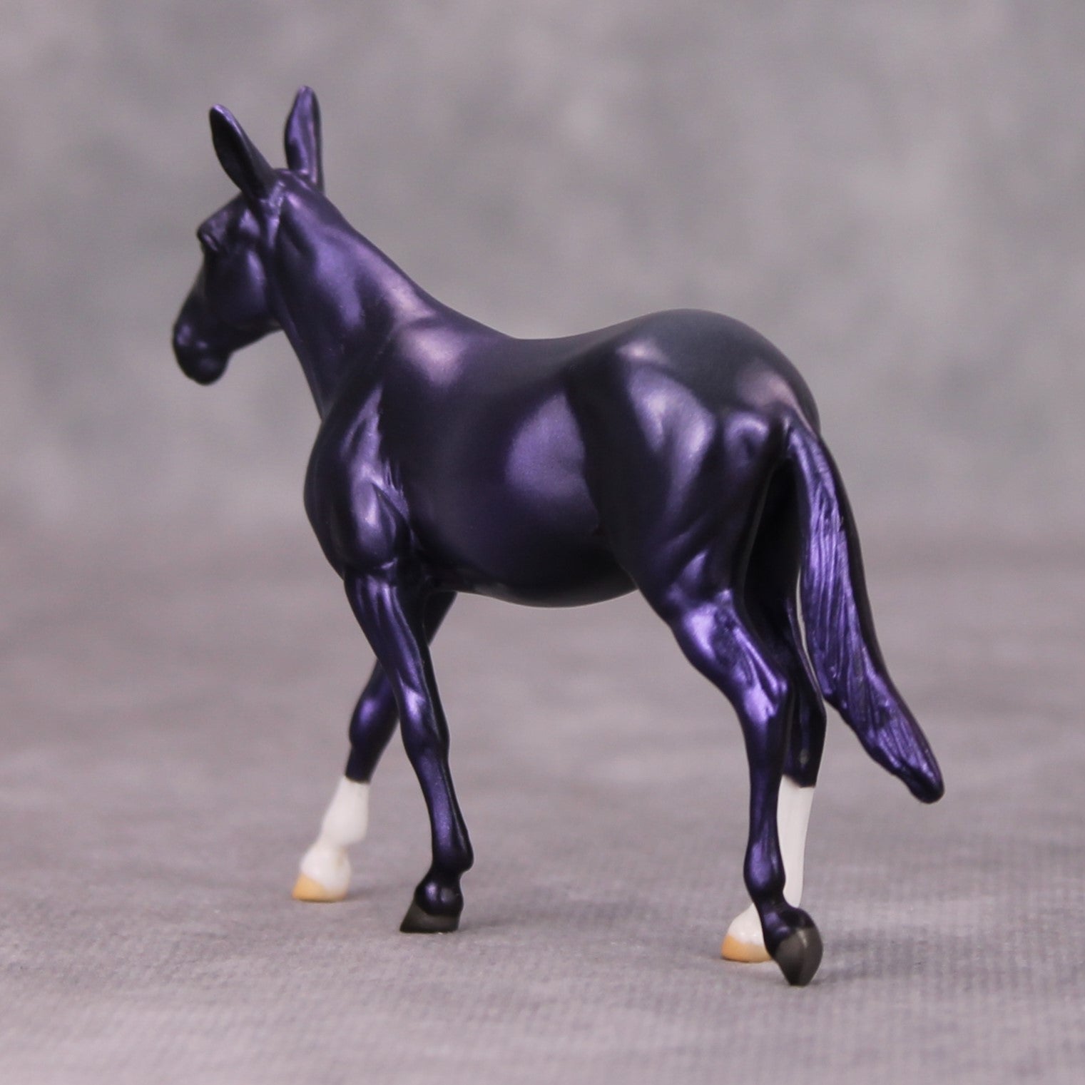 Buried OOAK Deco Blue Mule Chip By Jamie Adamson MM24