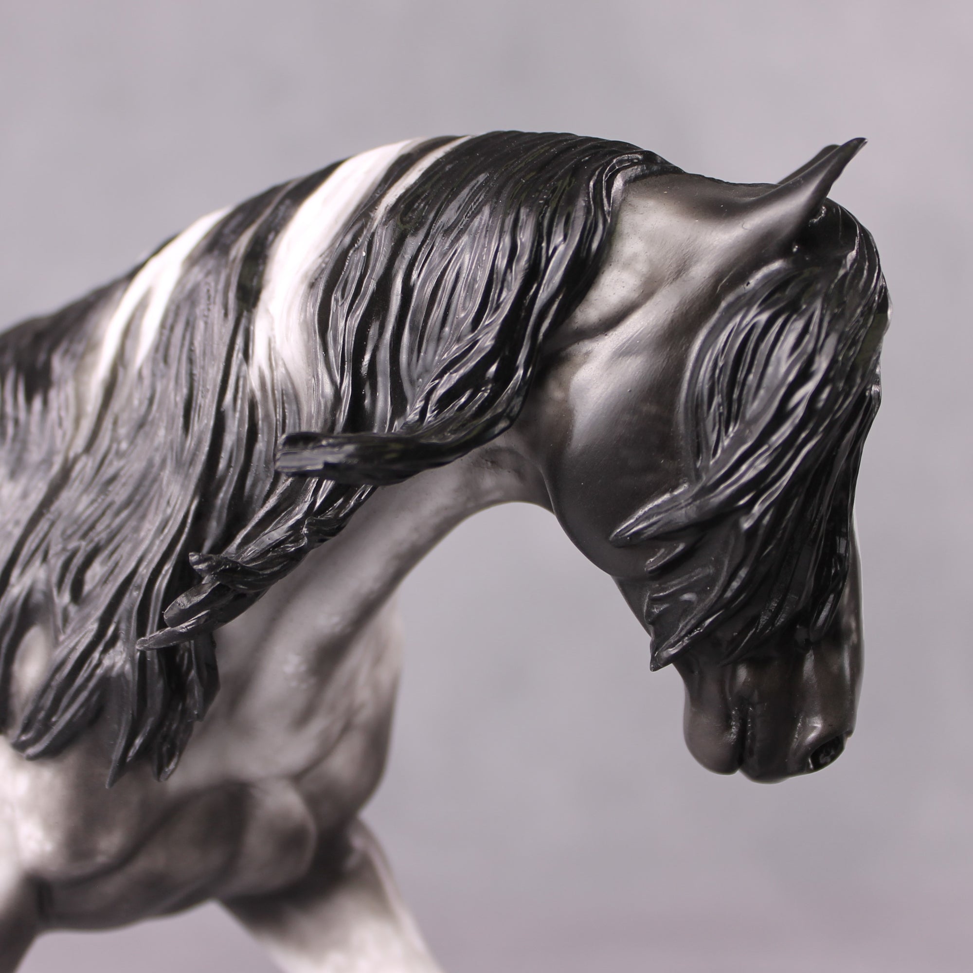 "Clove" OOAK FCM Stone Horses - Black Sabino Irish Cob by Sheryl Leisure &amp; Mona Best Offer 02/18/2025