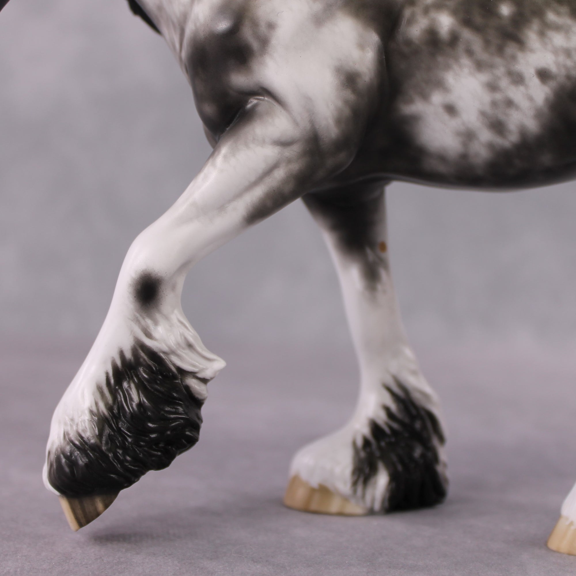 "Clove" OOAK FCM Stone Horses - Black Sabino Irish Cob by Sheryl Leisure &amp; Mona Best Offer 02/18/2025